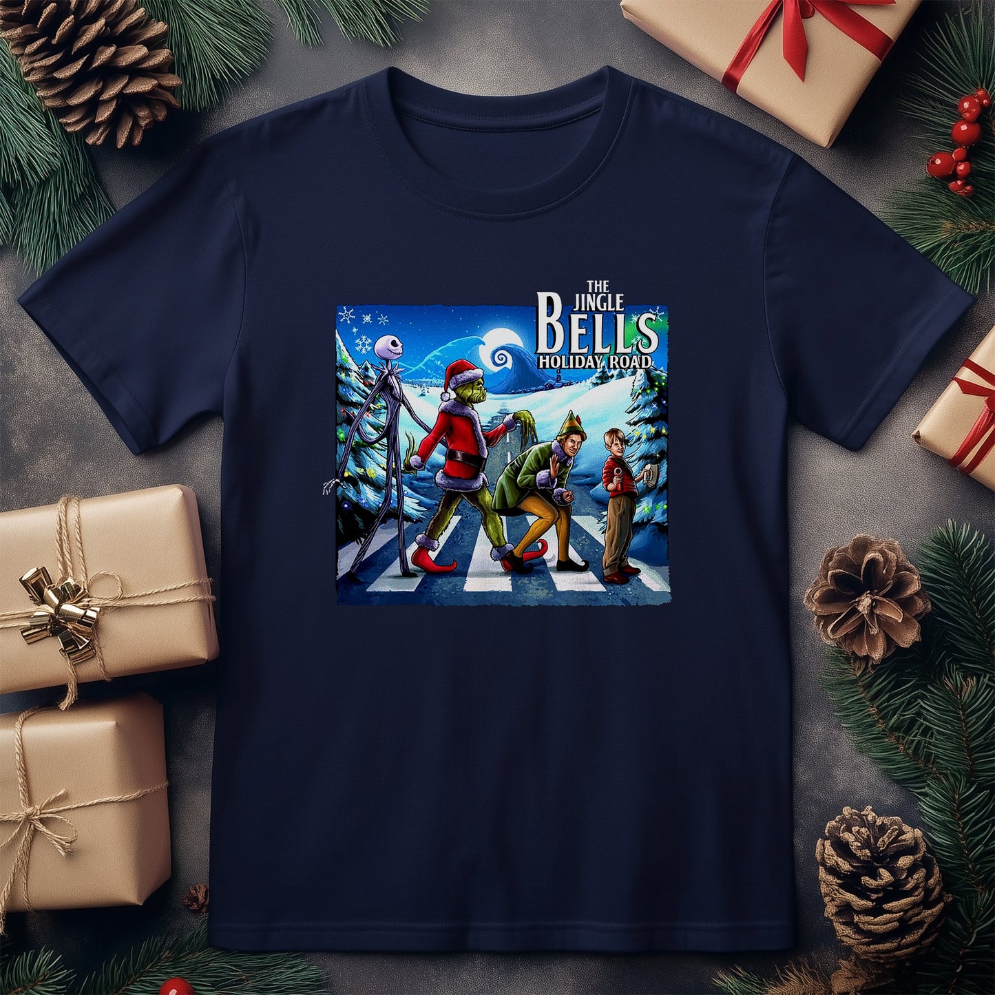 Jingle Bell Road T-Shirt - Rock 'n'