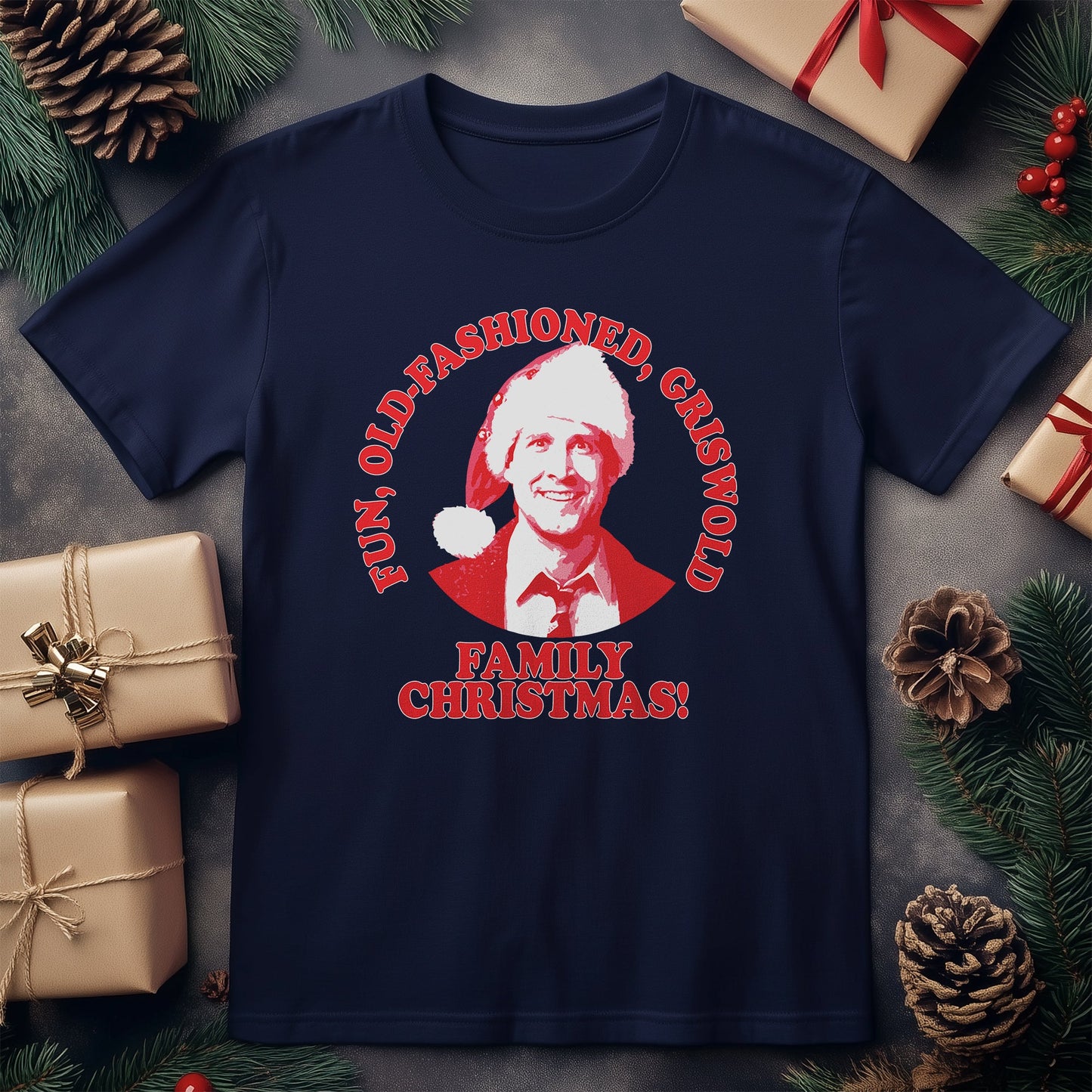 Old Fashioned Griswold Santa T-shirt