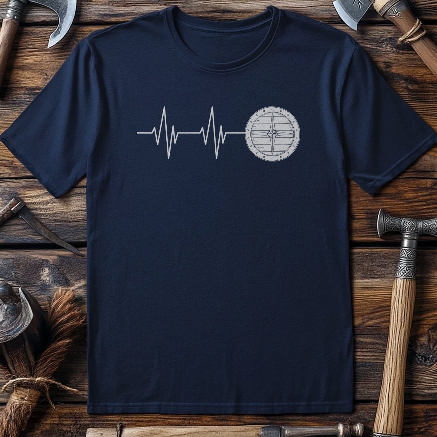 Viking Heartbeat T-Shirt Style003