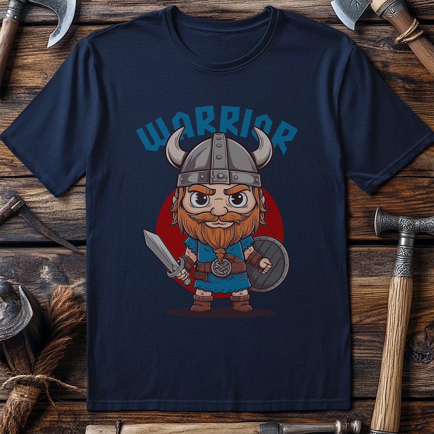 Vikings Nordic22 t-shirt Cartoon warrior