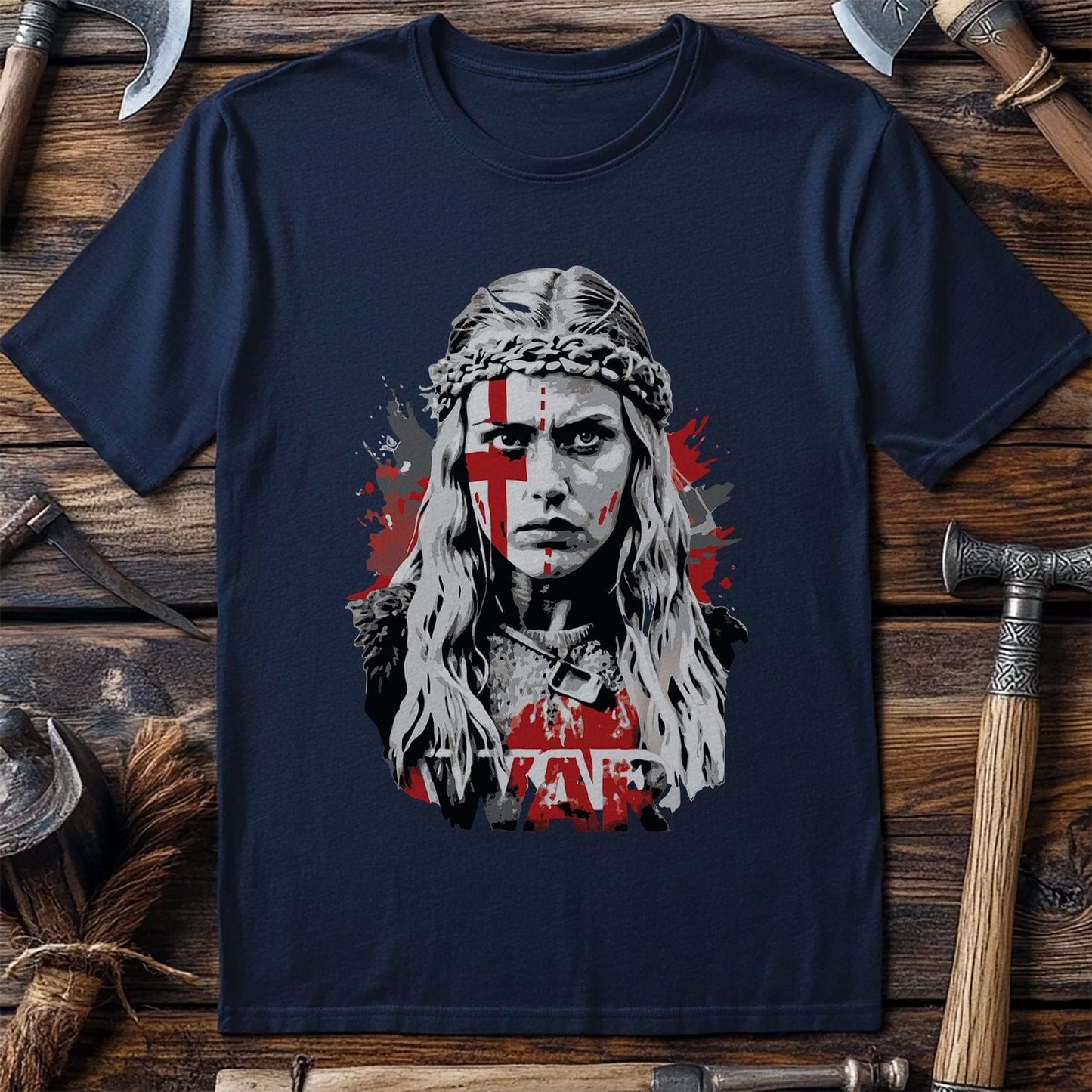 Vikings Nordic73 T-Shirt Viking woman warrior