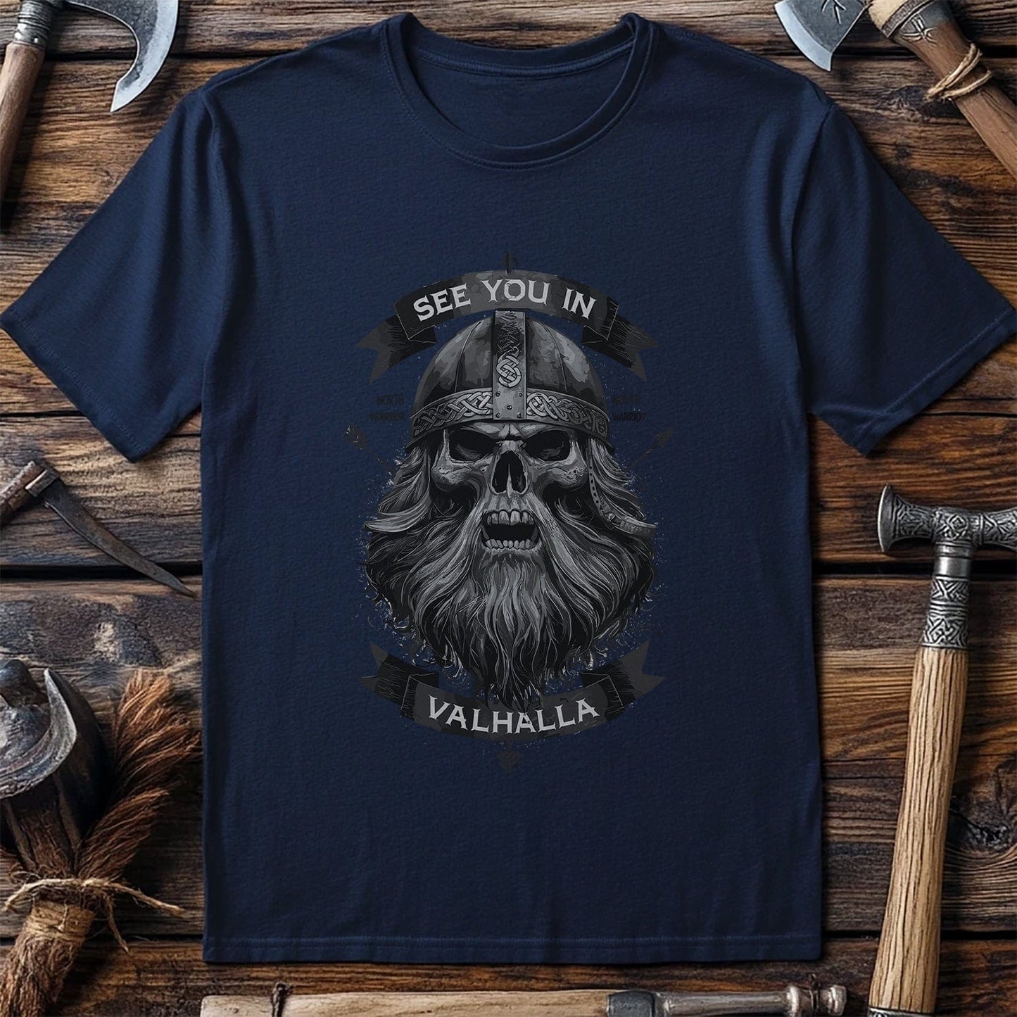 Vikings Nordic87 T-shirt See you in Valhalla