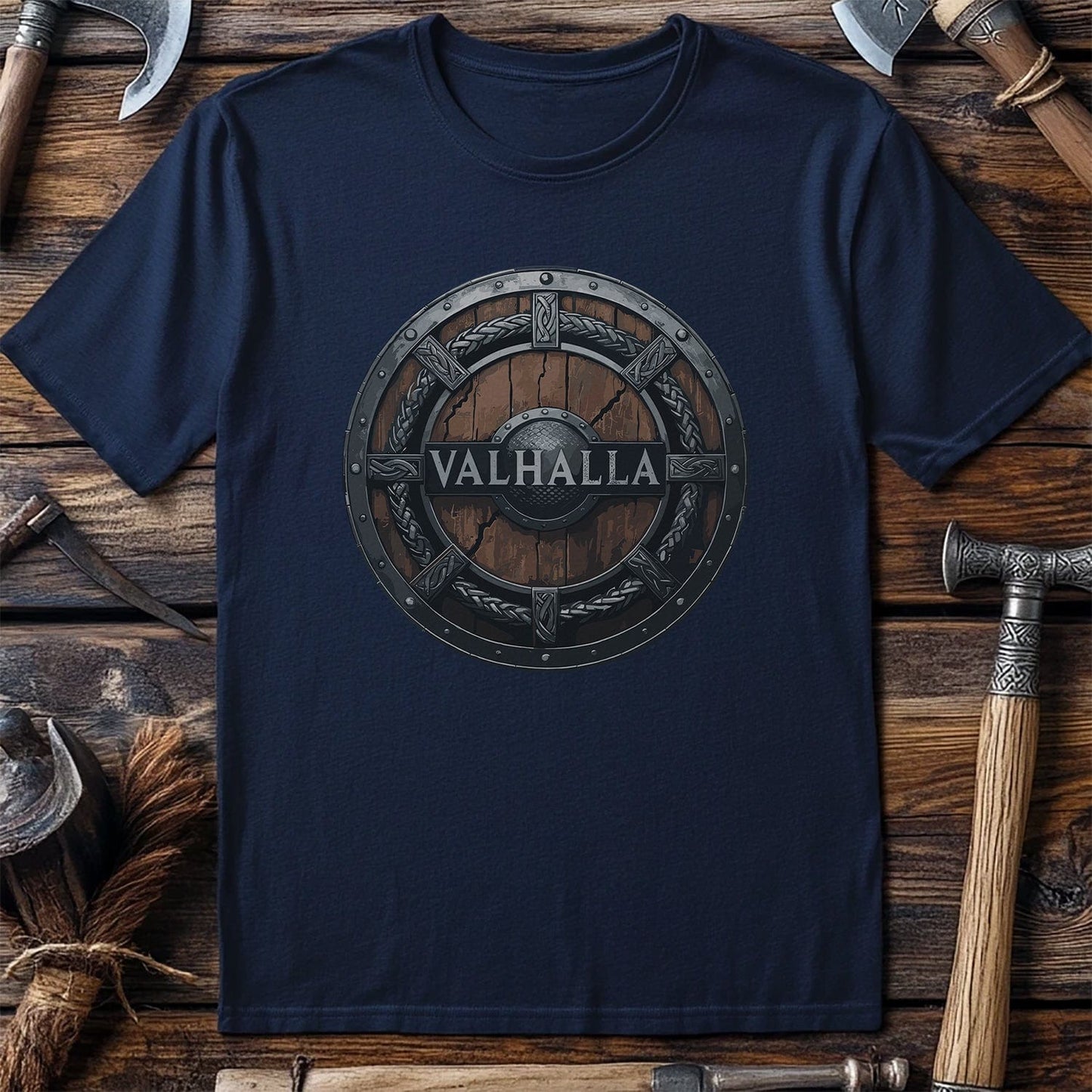 Vikings Nordic26 Valhalla shield T-shirt