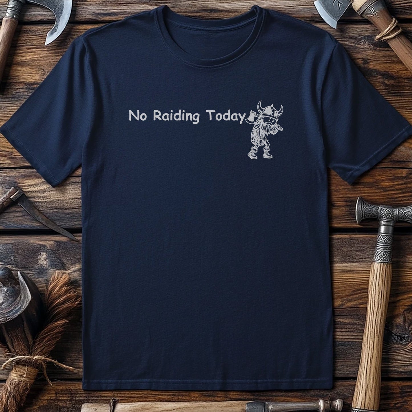 No Raid Character T-Shirt