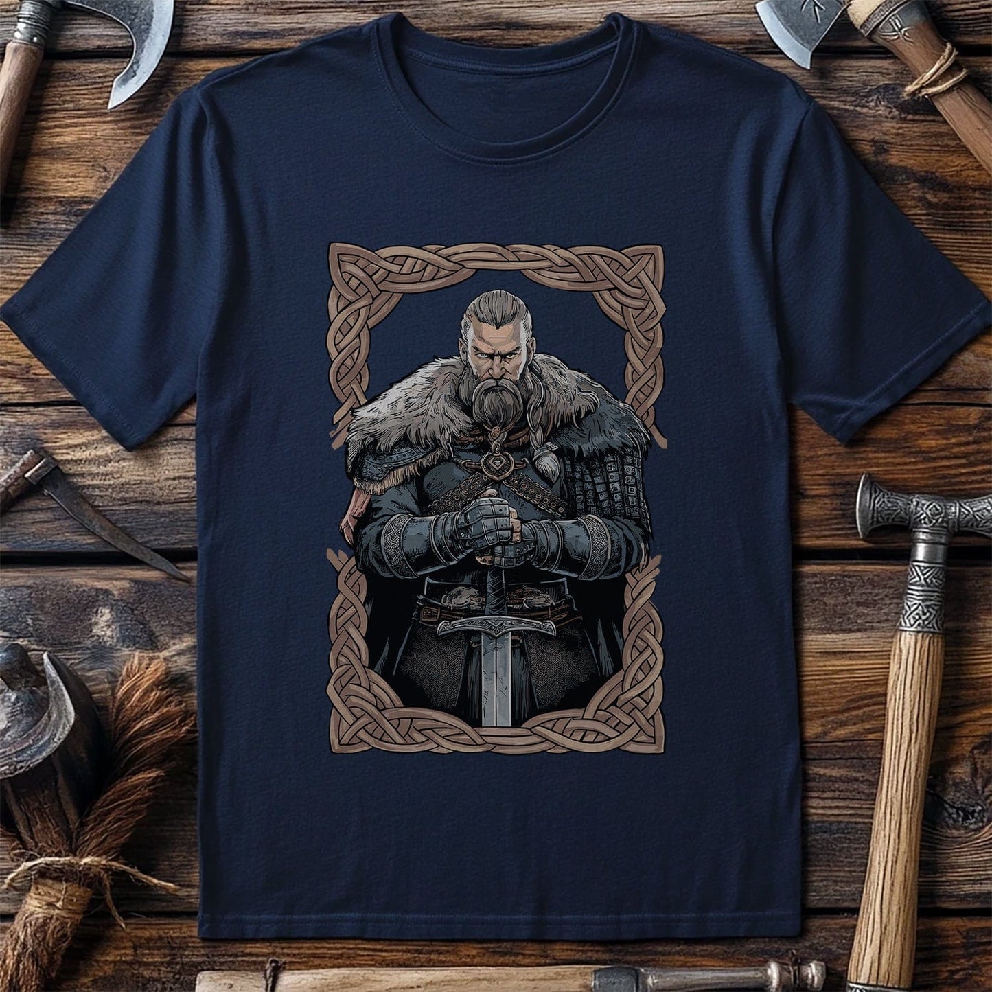 Vikings Nordic89 T-shirt Viking painting