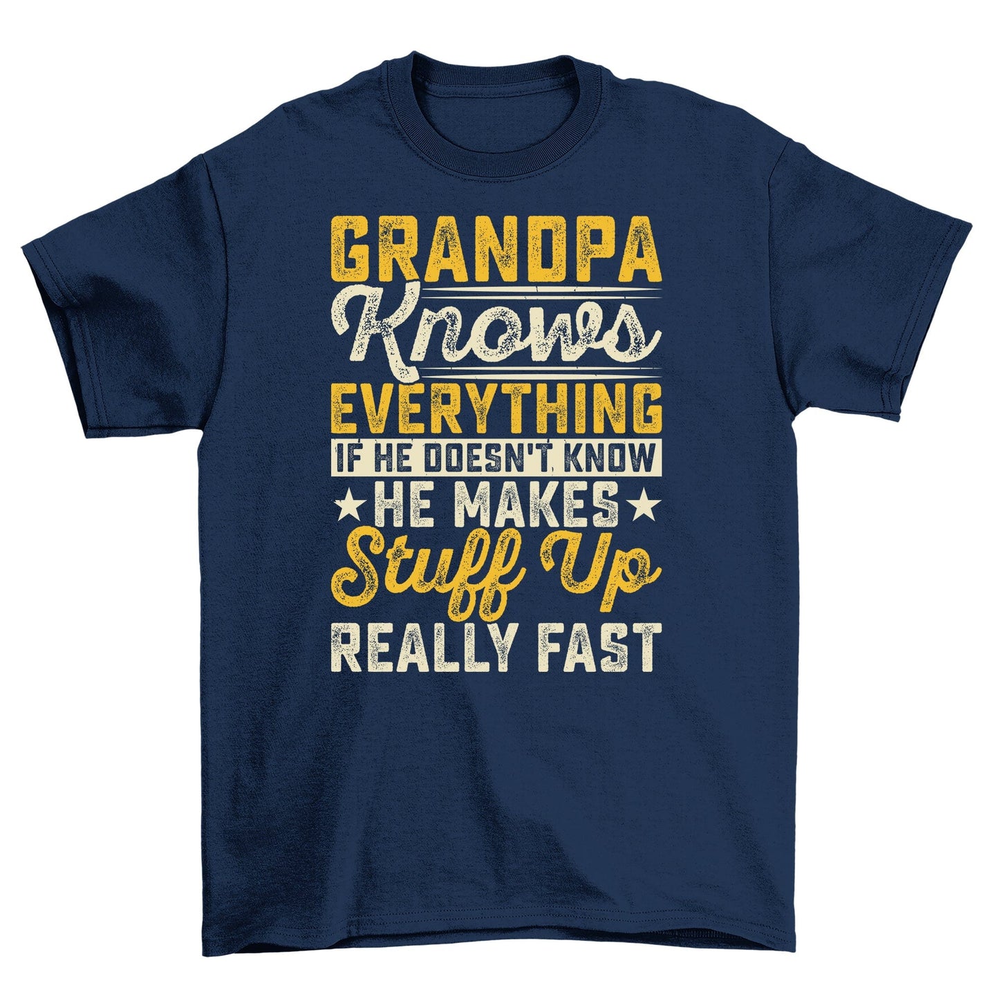Grandpa Knows Everything T-Shirt Style001