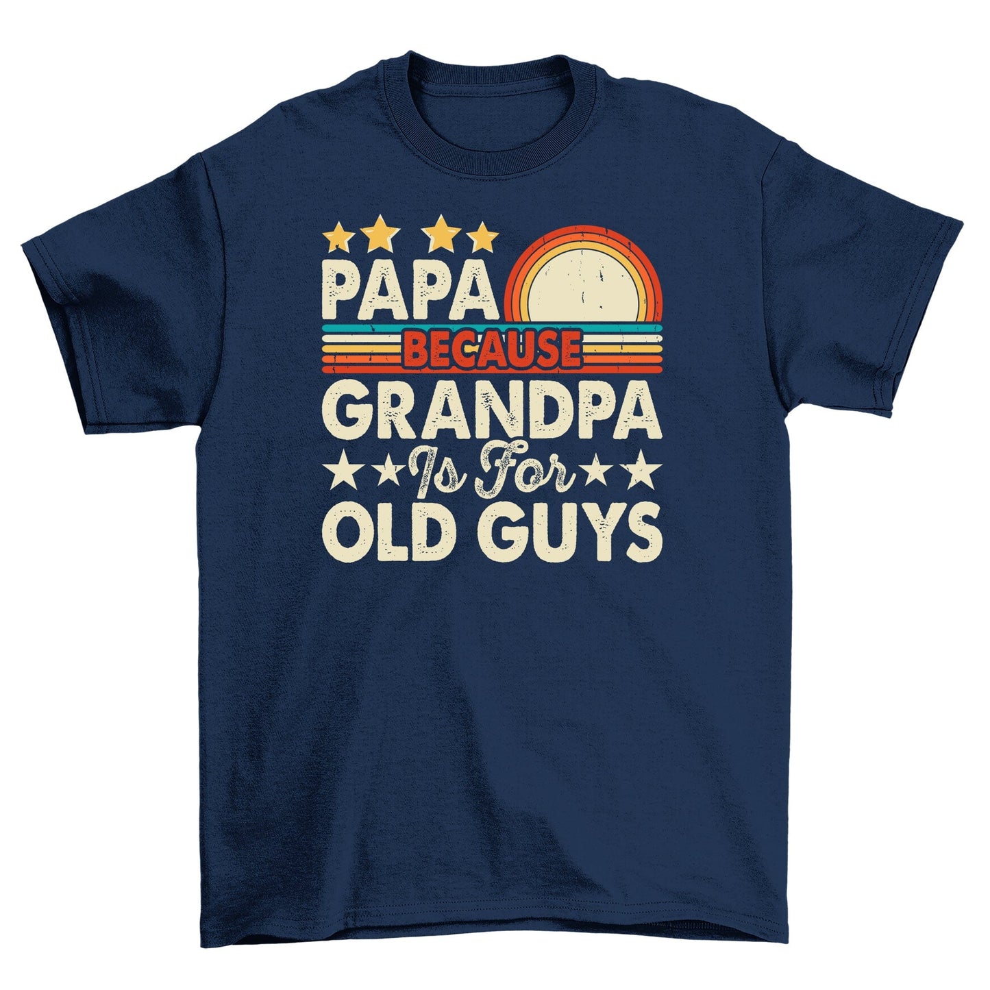 41, Papa's the New Grandpa T-Shirt
