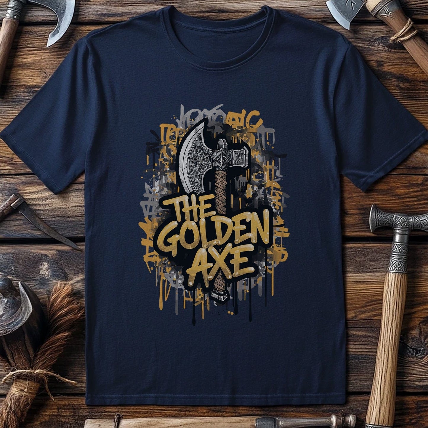 Vikings Nordic61 T-shirt Golden axe