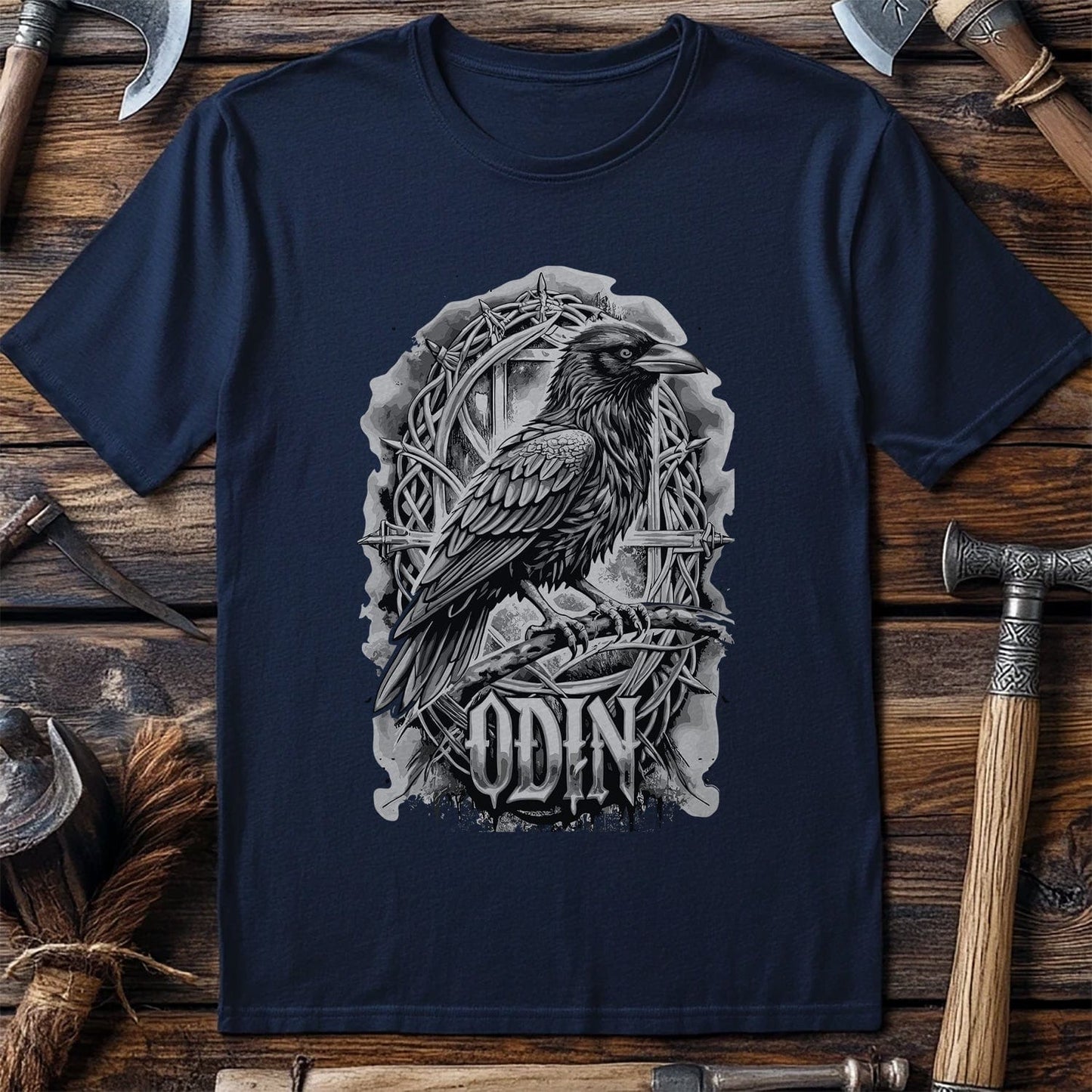 Vikings Nordic93 T-shirt  Raven Design