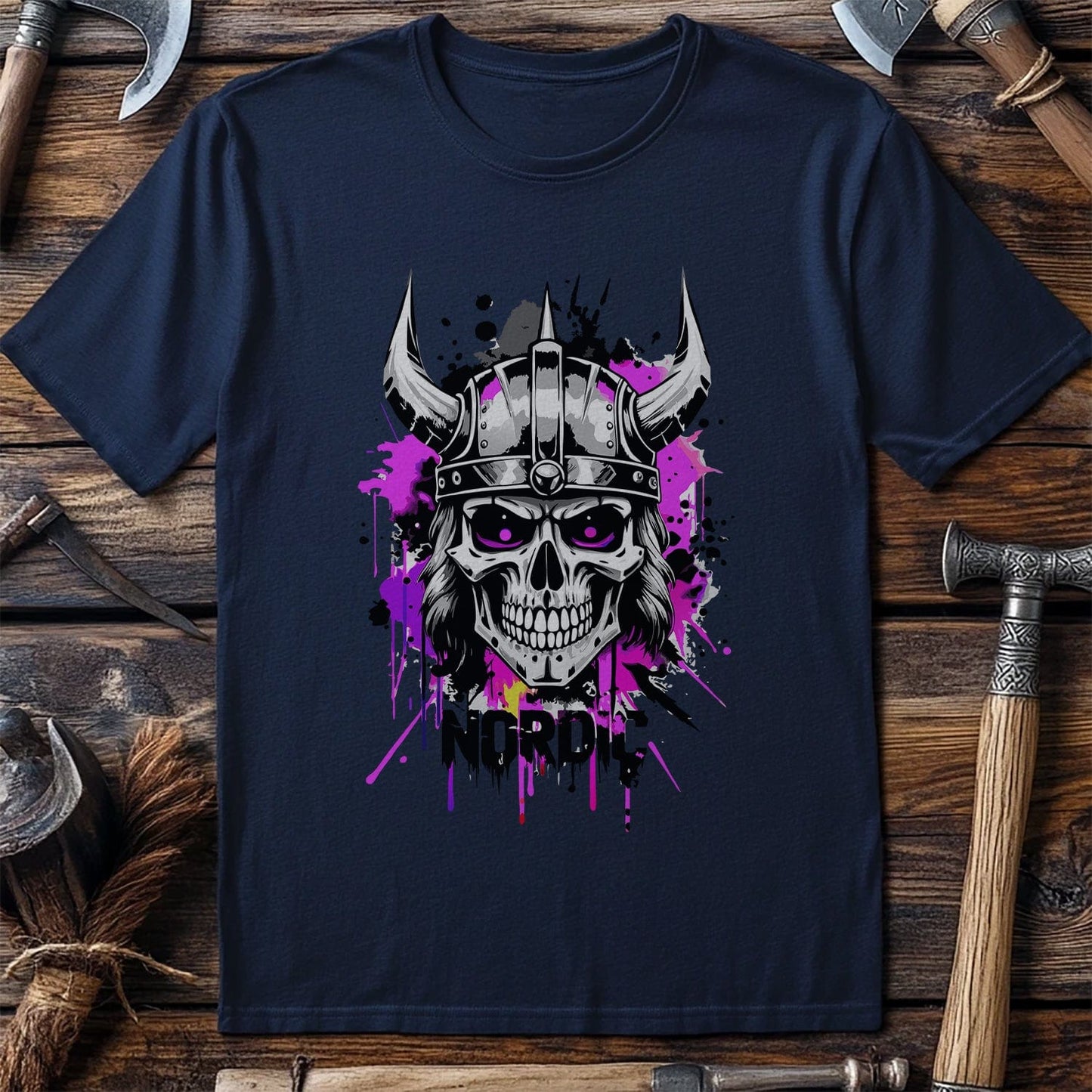 Vikings Nordic99 T-Shirt Skull