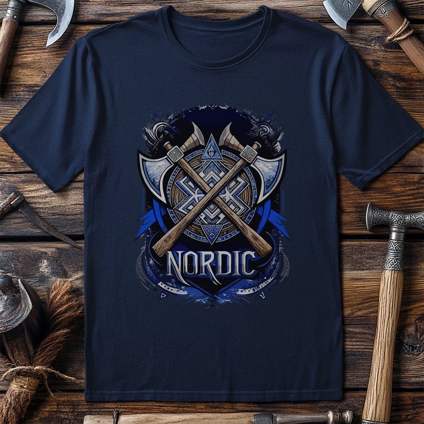 Vikings Nordic49 T-shirt crossed axes