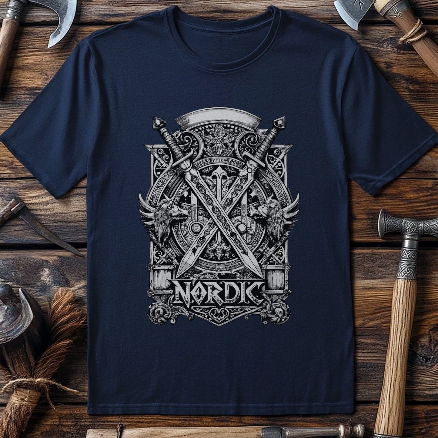 Vikings Nordic43 t-shirt Crossed swords