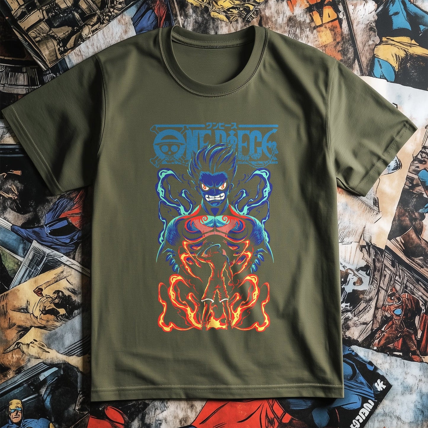 Luffy Fire t-shirt