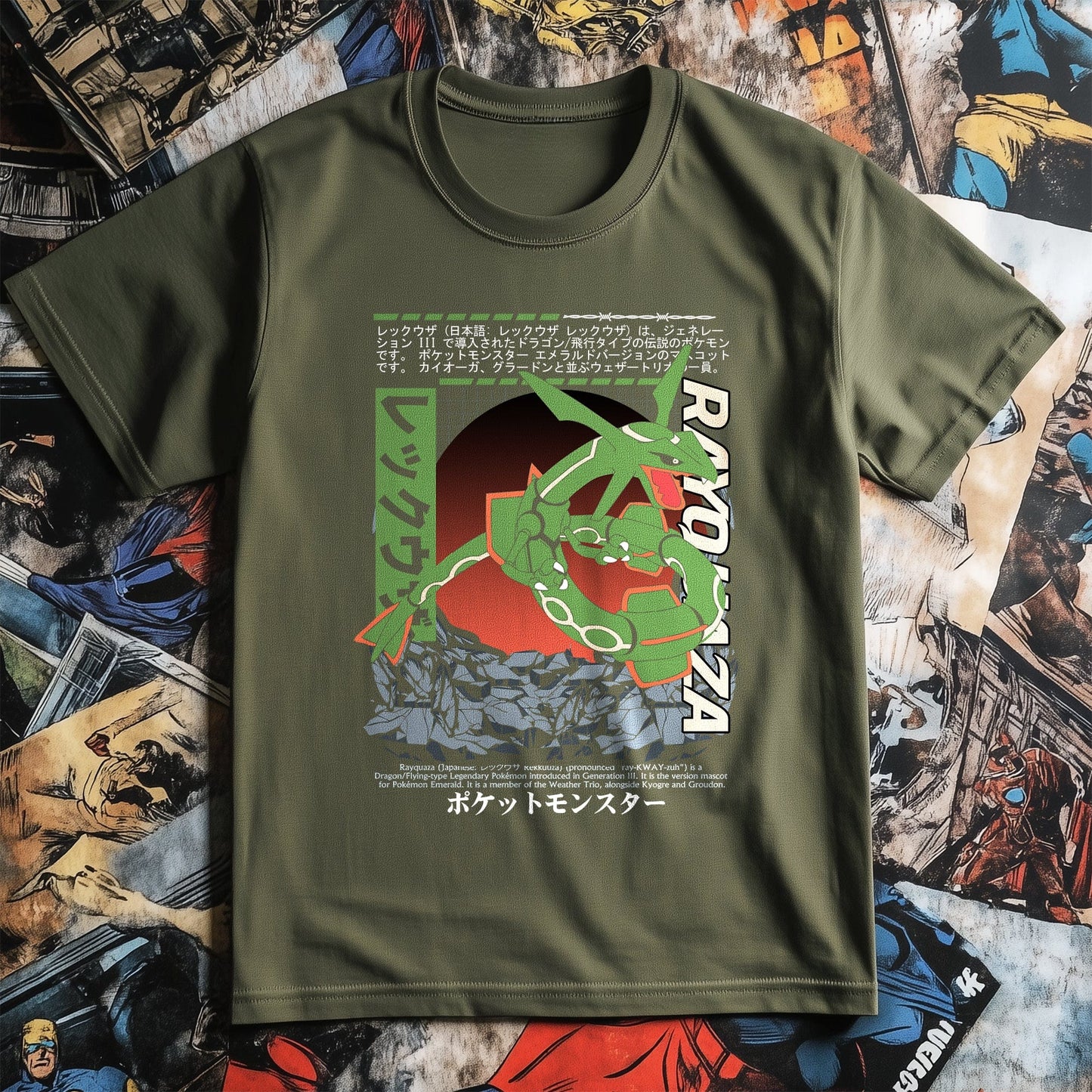 P4 Pok√©mon Rayquaza6 T-Shirt