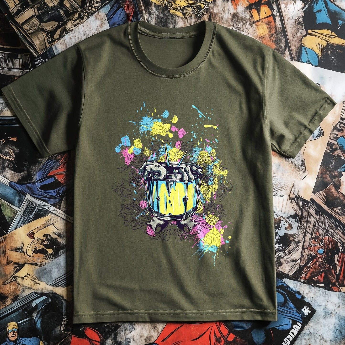 Abstract Paint Bucket T-shirt