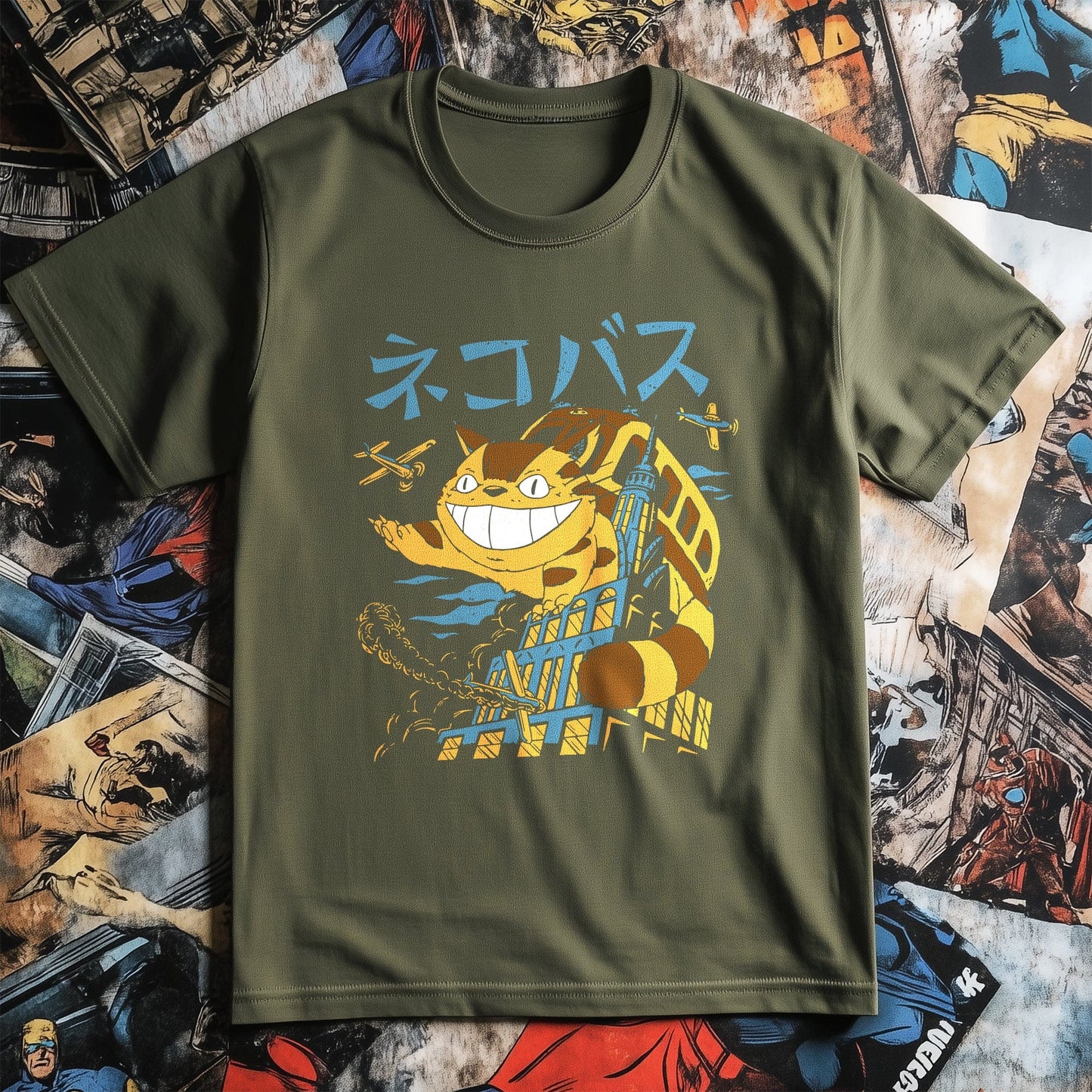 Cat Bus King Kong T-Shirt