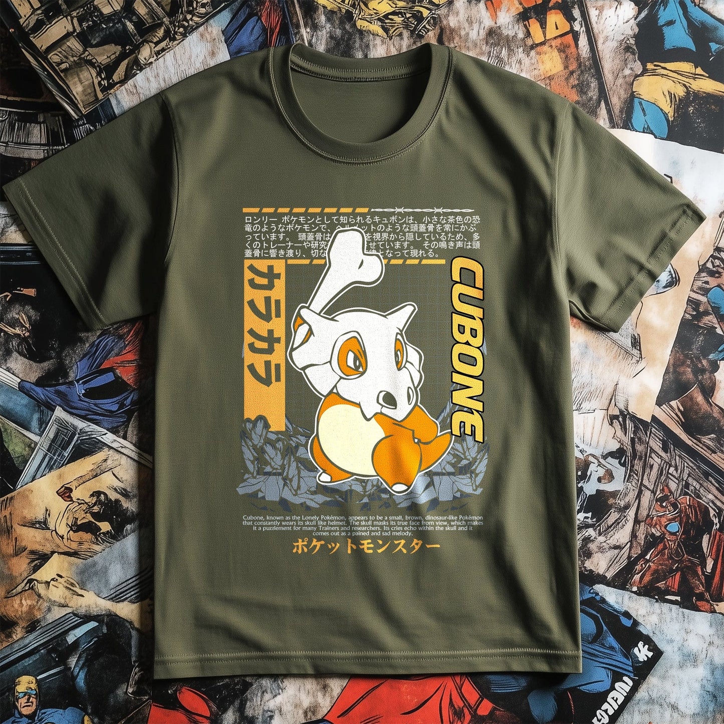 Cubone's Misadventures t-shirt