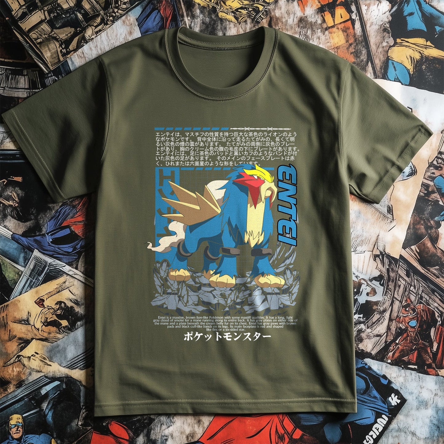 P4 Pok√©mon Entei t-shirt