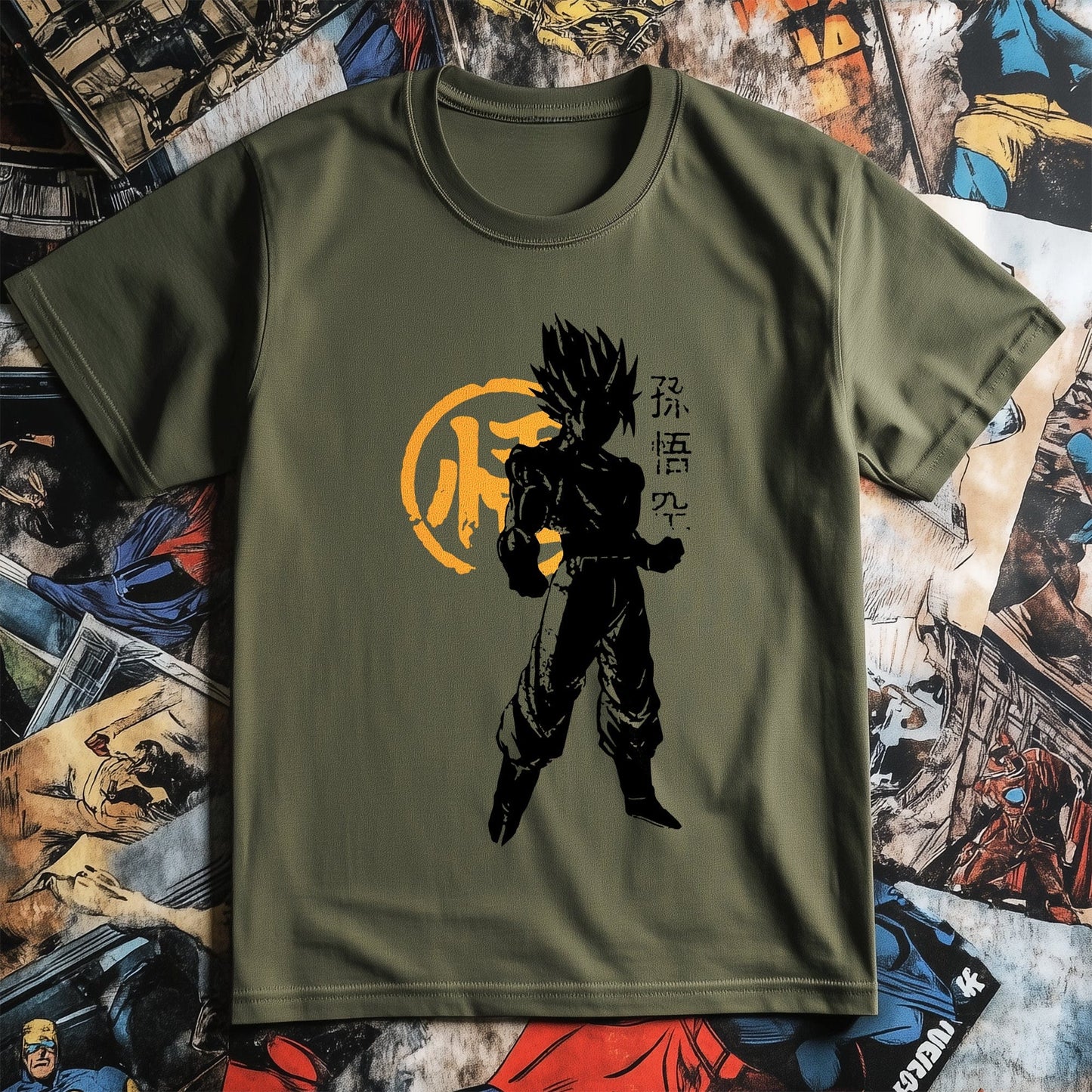 Goku Warrior Distressed T-Shirt