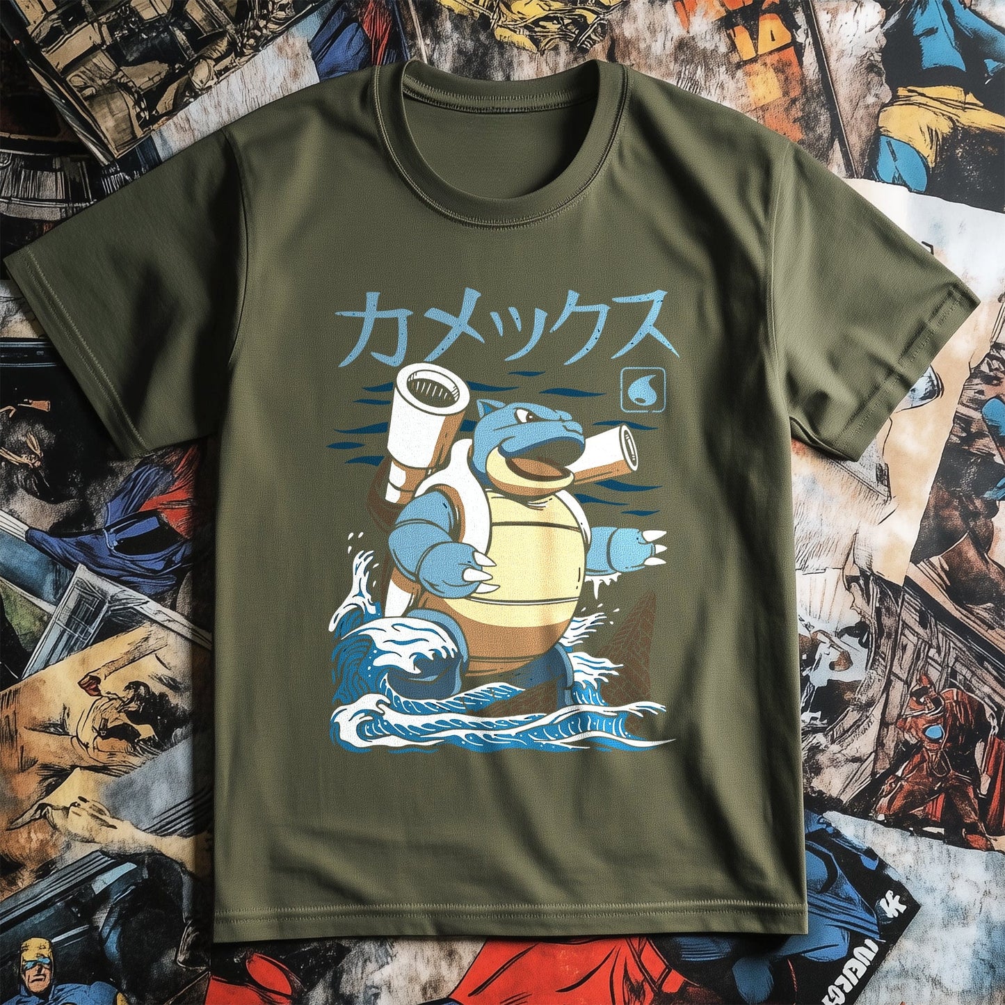 Pok√©mon Blastoise Kaiju t-shirt