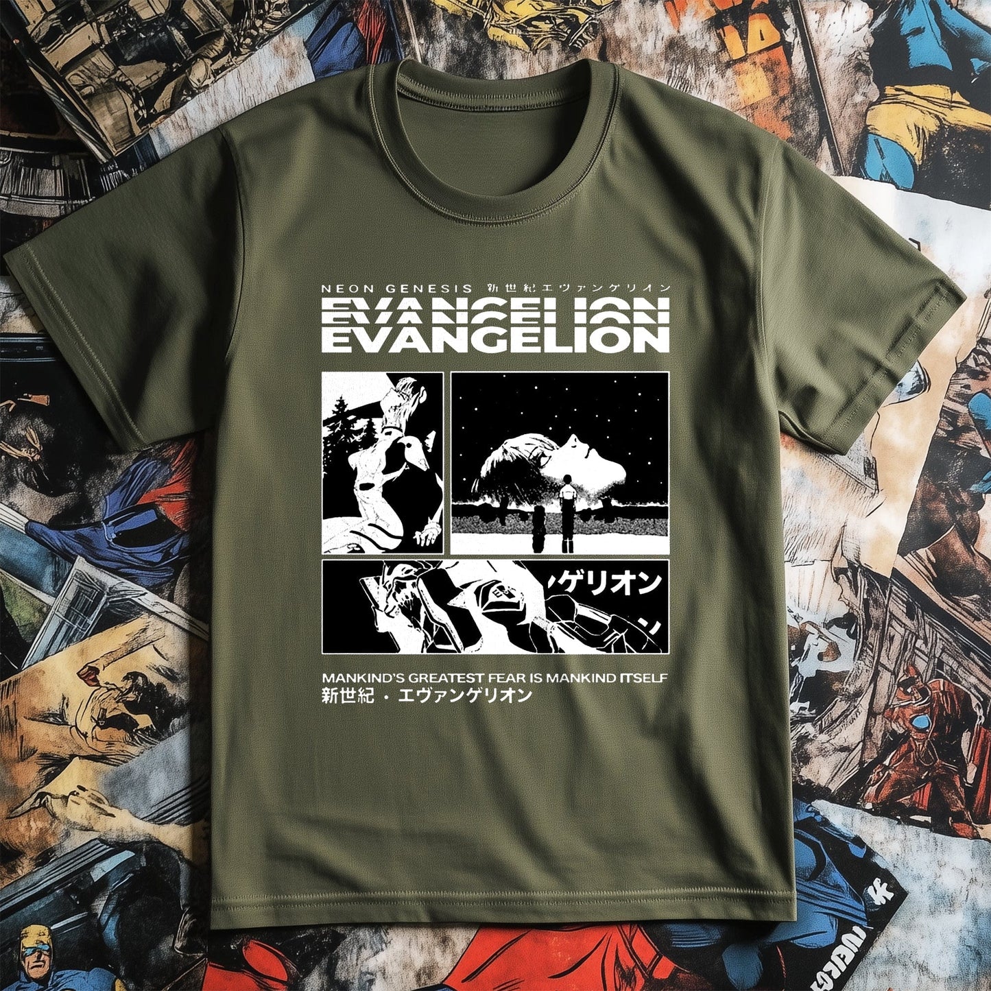 Evangelion Poster T-Shirt