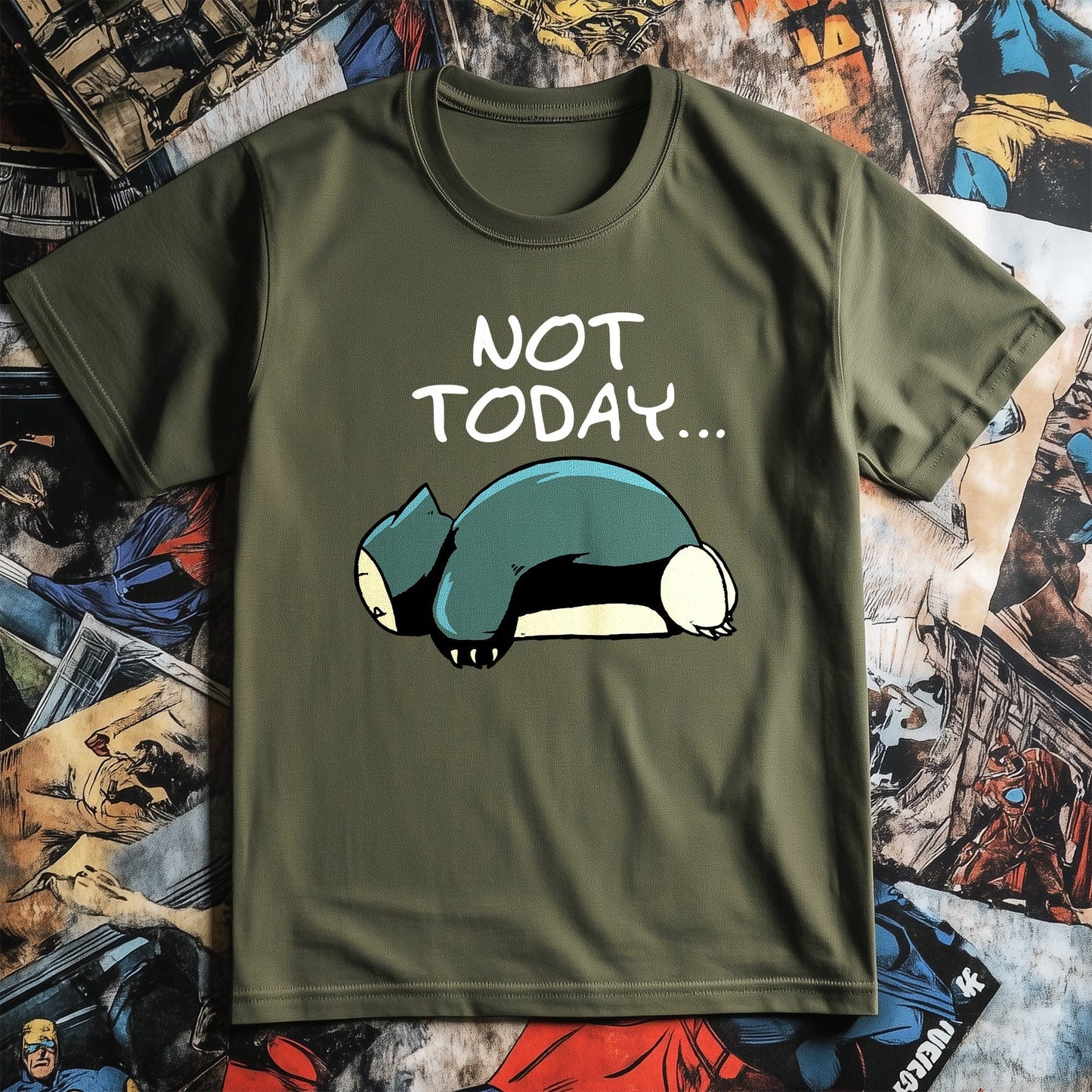 Snorlax Not Today T-shirt