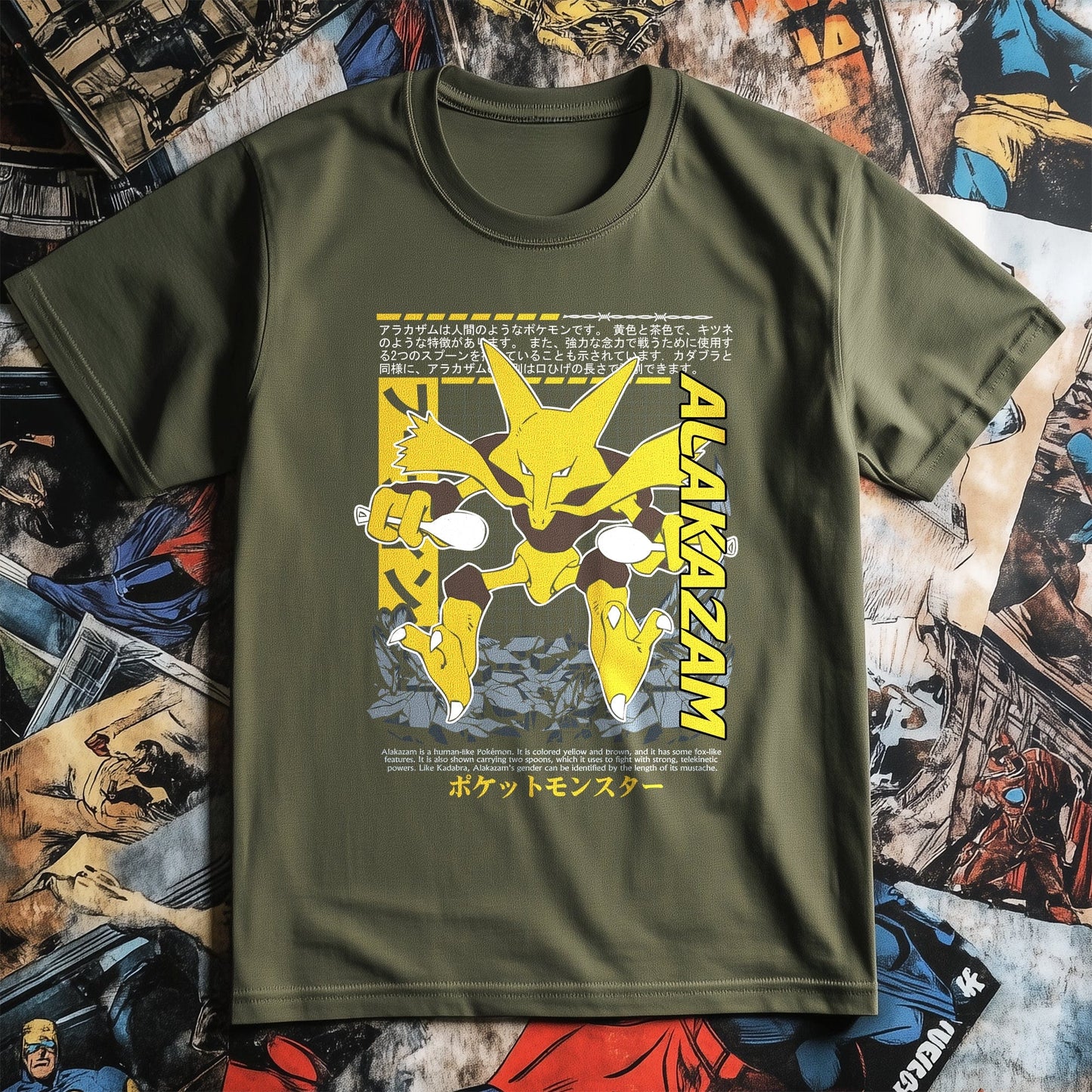 P4 Pok√©mon Alakazam T-shirt