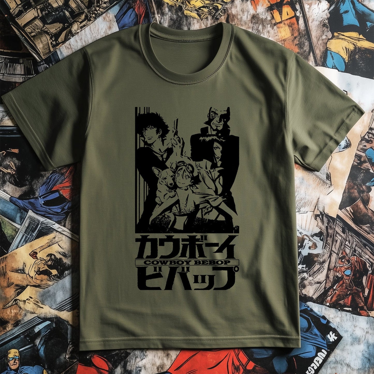 Cowboy Bebop Cartoon T-shirt