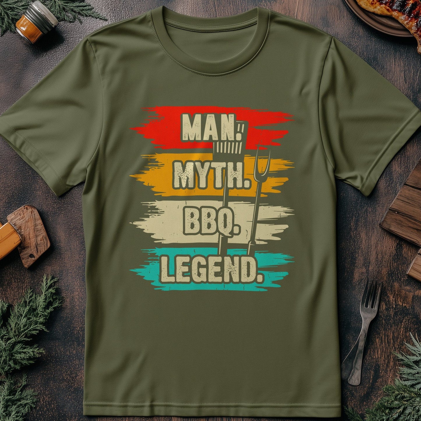 Man-Myth-BBQ-Lege T-Shirt