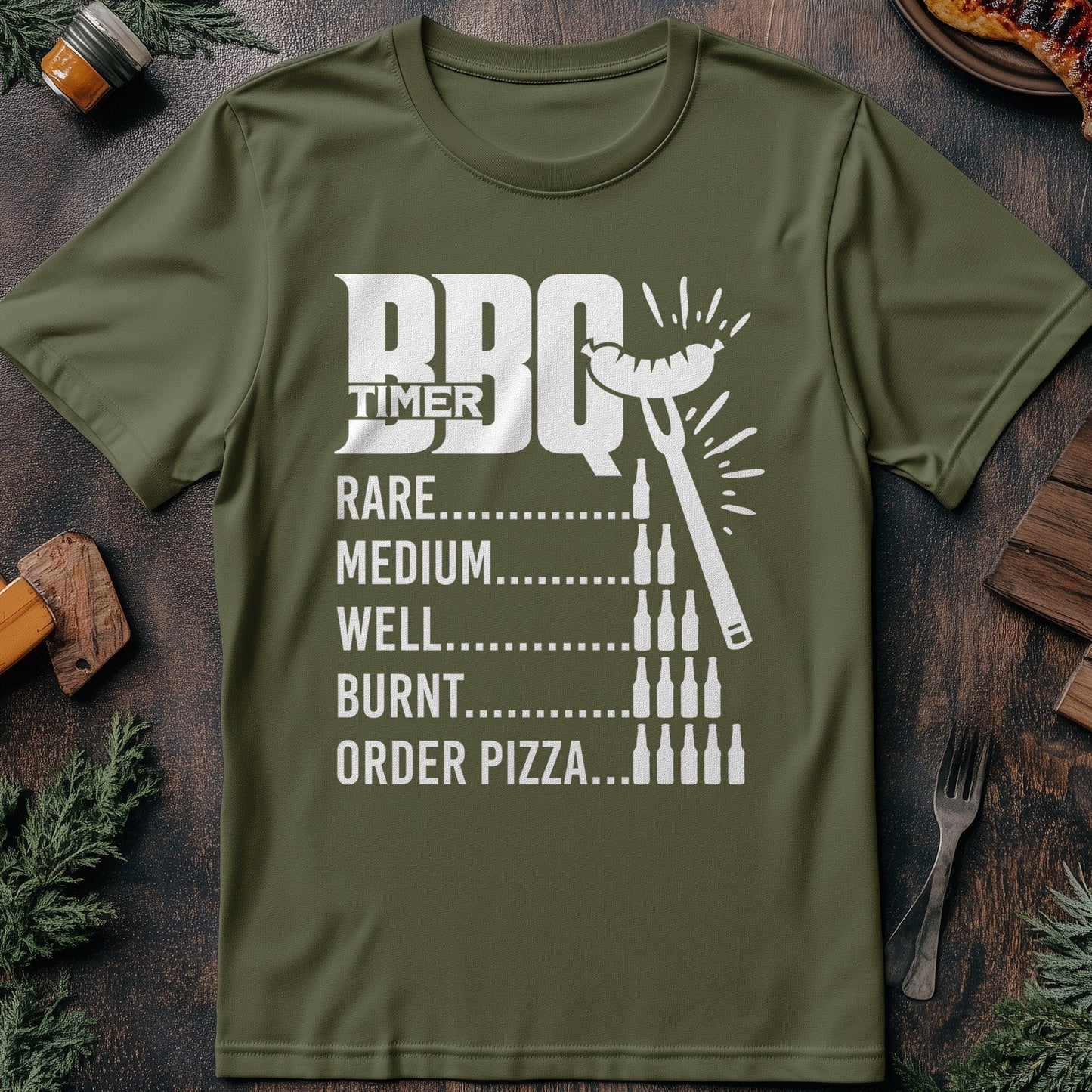BBQ Timer Sausage T-Shirt