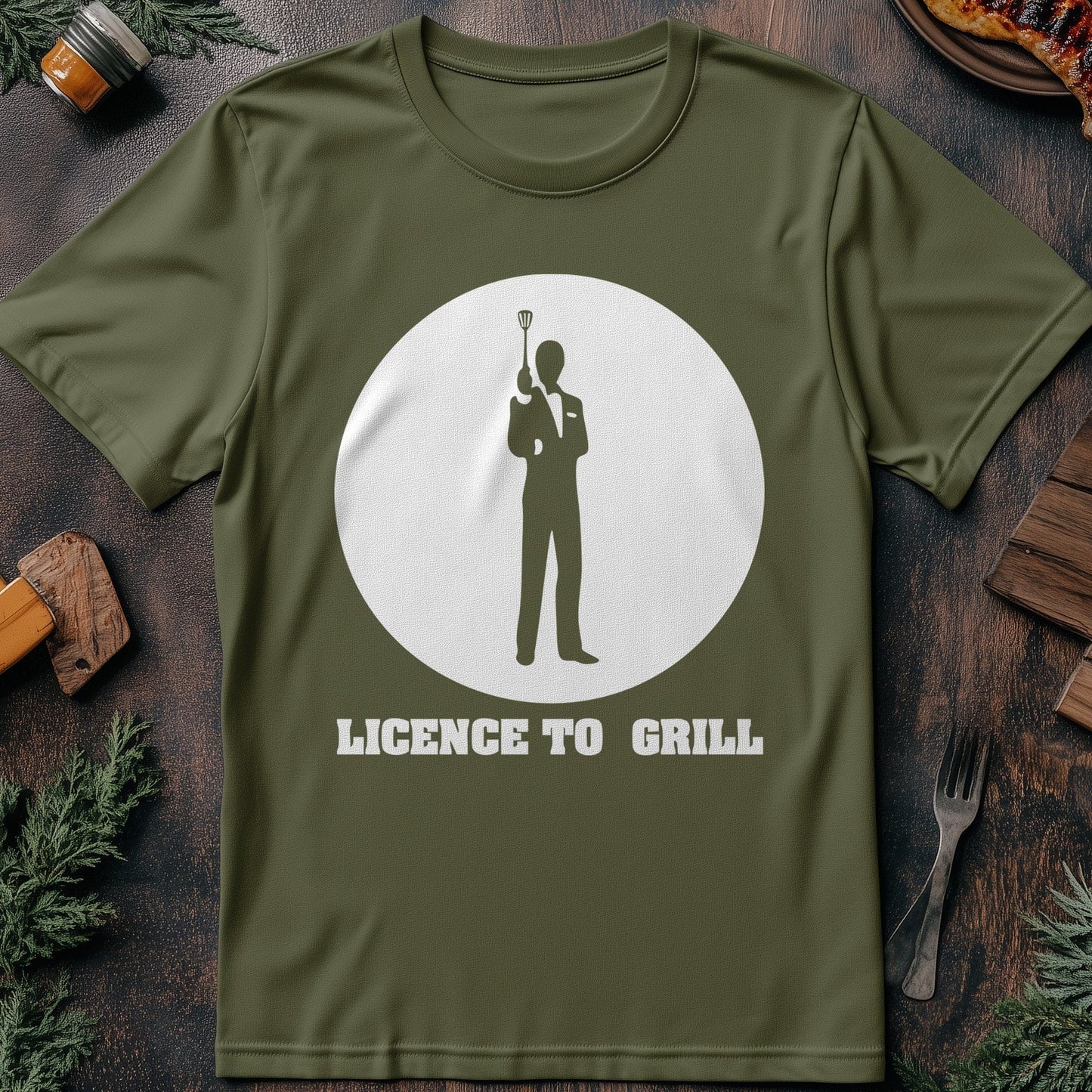 License to Grill T-Shirt Style001