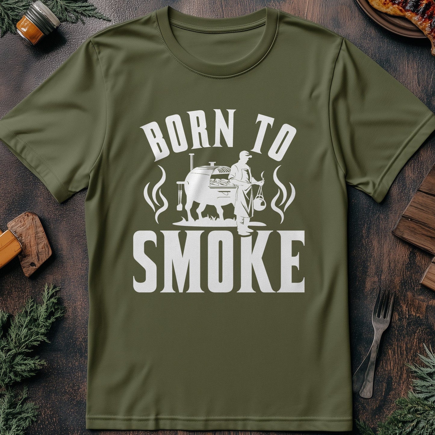 Born to Smoke BBQ T-Shirt