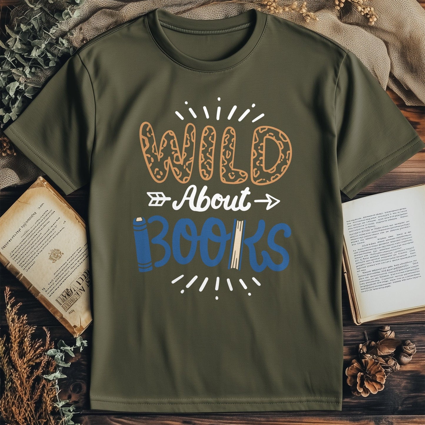 Wild About Books  Kids Tee