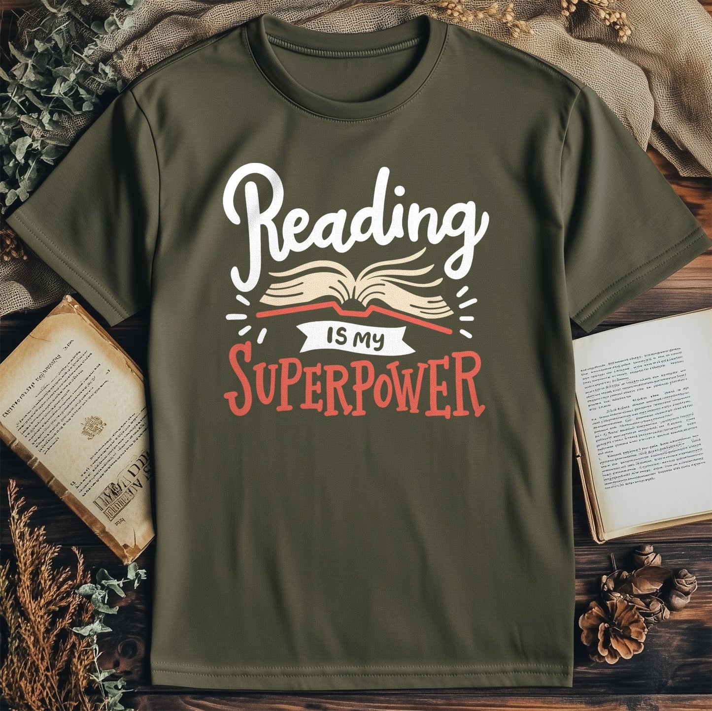 Reading is My Superpower T-Shirt