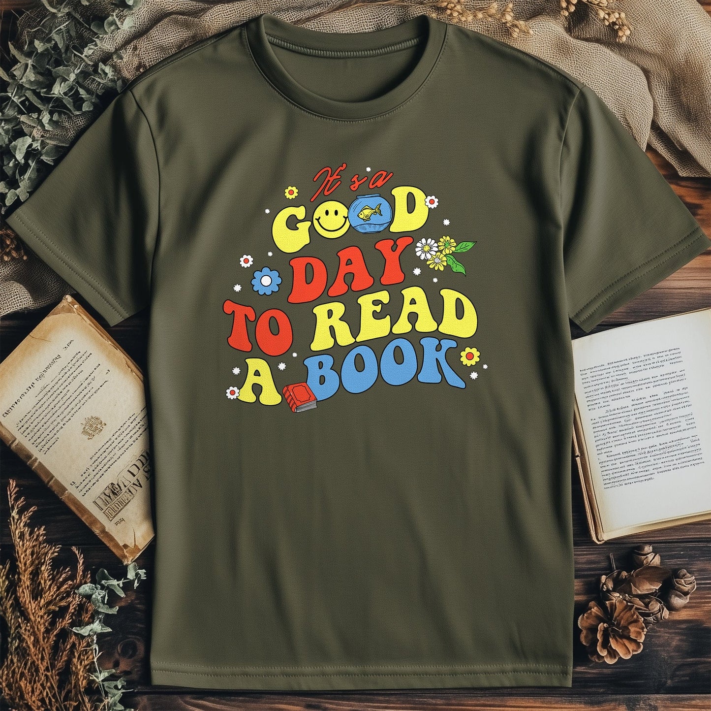 Good Day to Read  Kids Tee