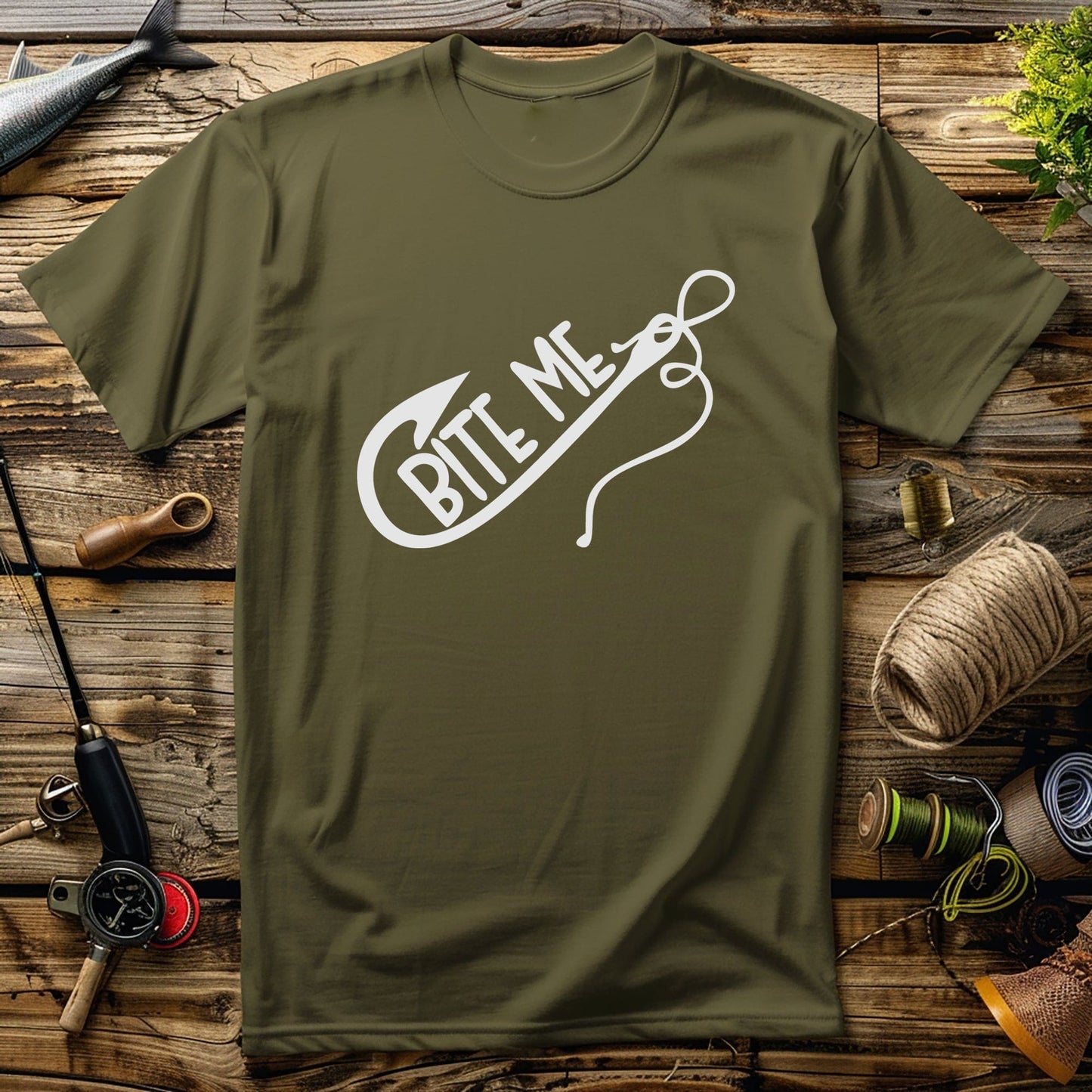 Bite Me 2 Fishing Hook T-Shirt