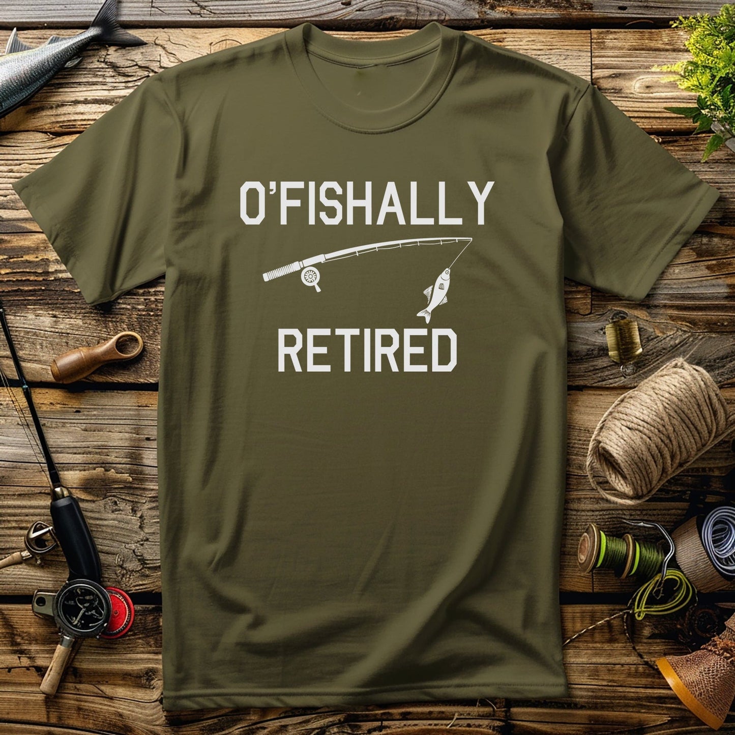 Ofishally Retired 4 t-shirt
