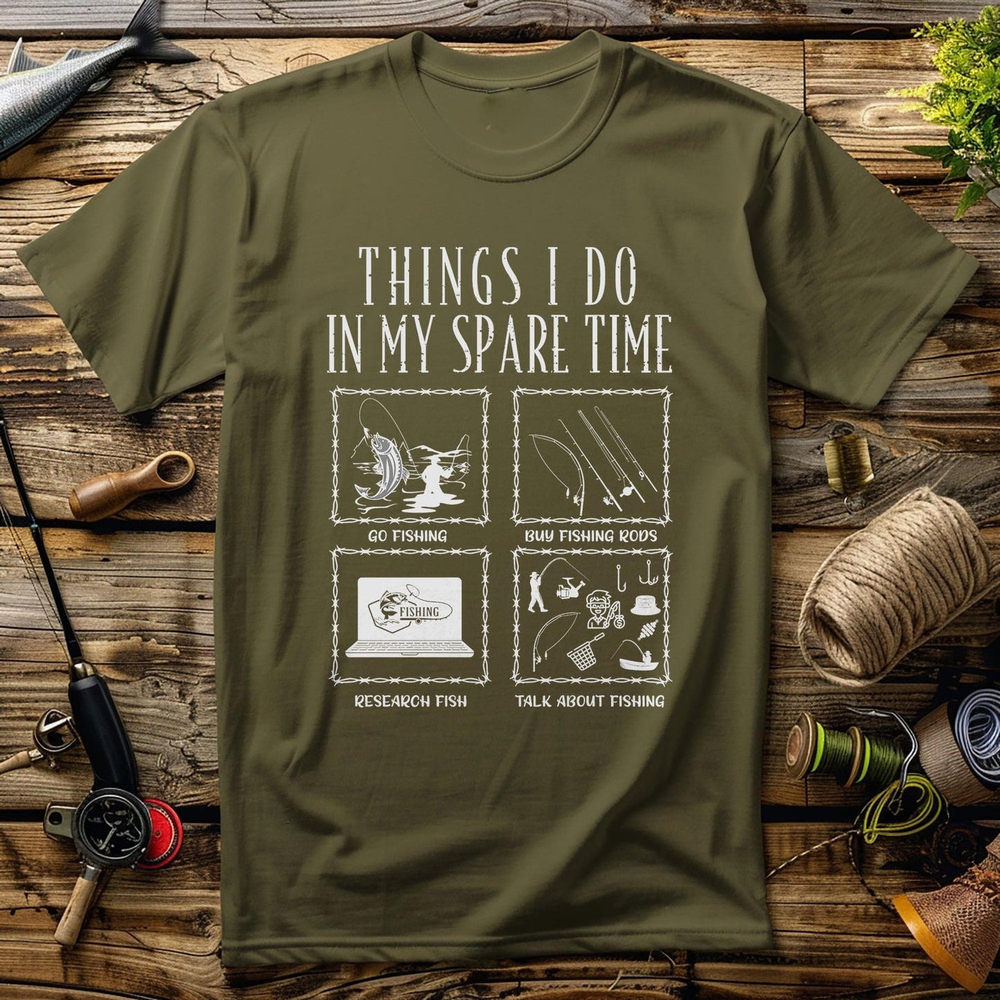 Spare Time Fishing T-Shirt