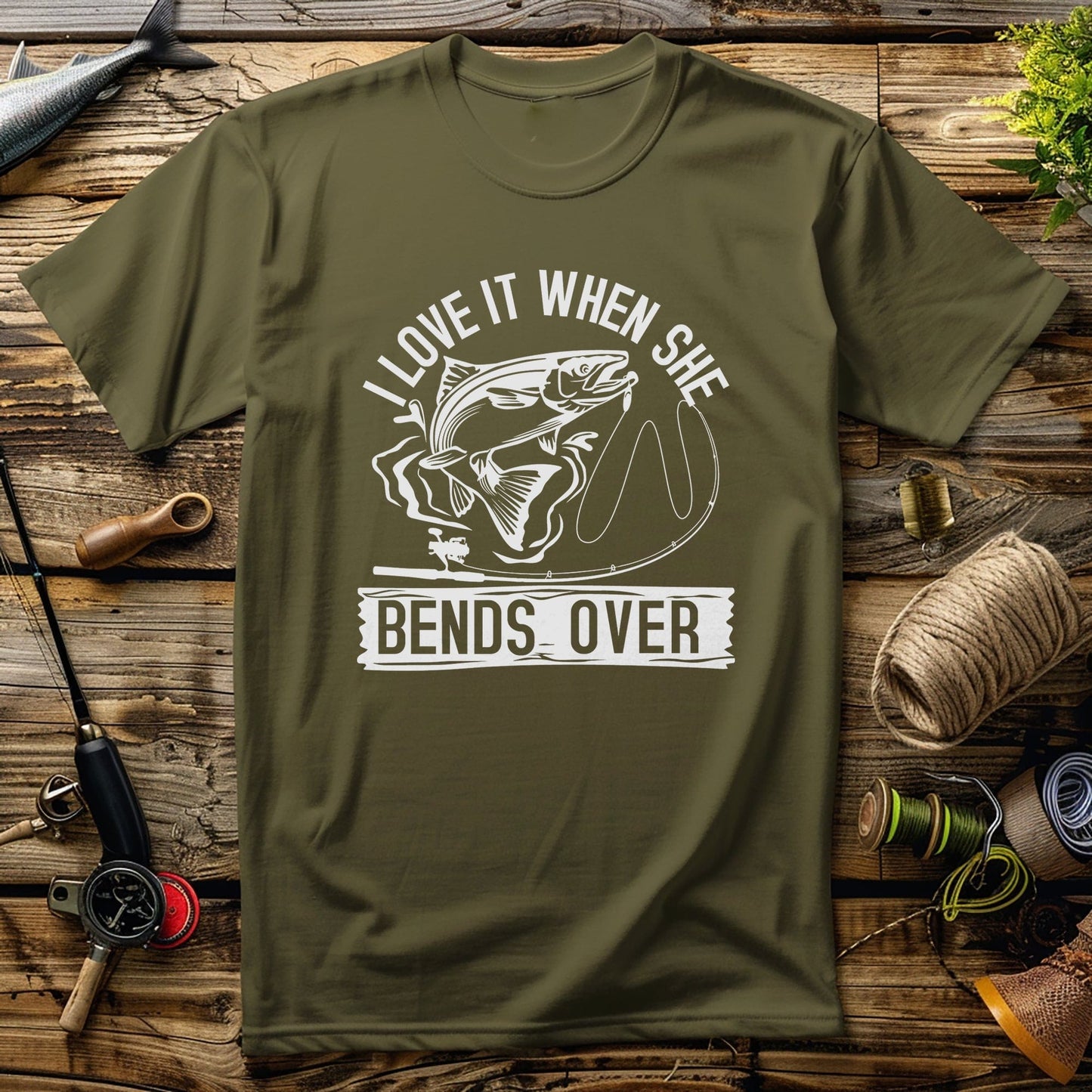 Bend Over Fish 4 T-Shirt
