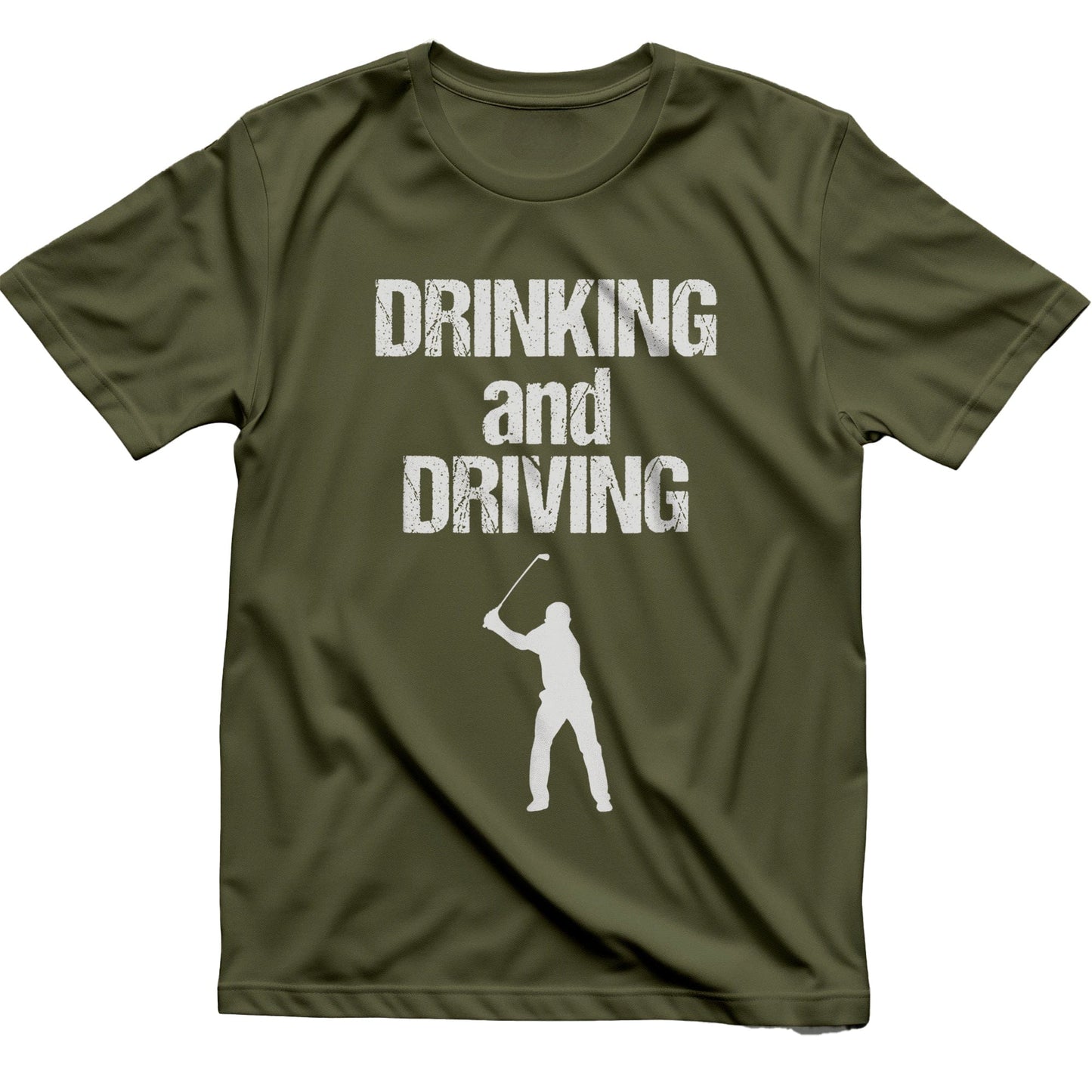 Funny Golf t-Shirt Drinking and Driving