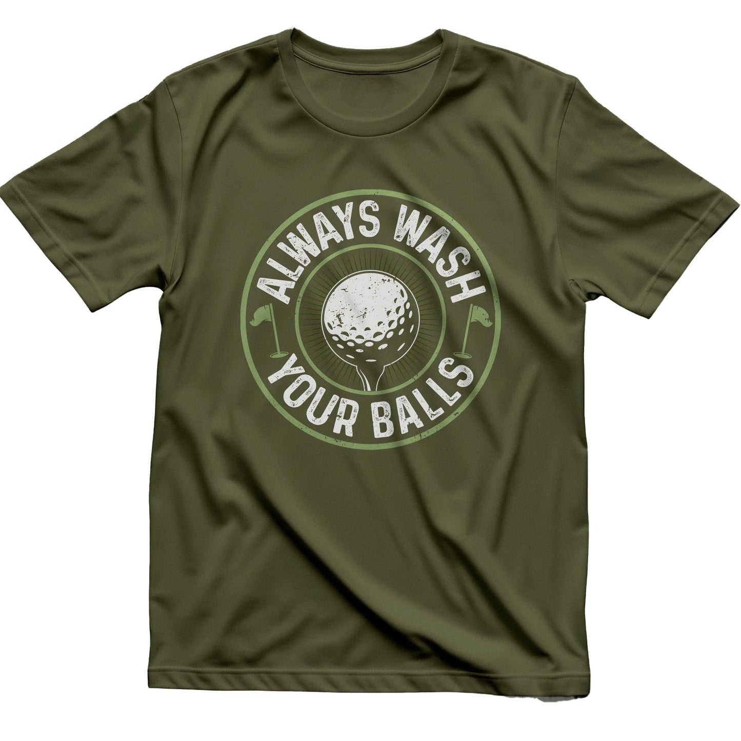 Wash Your Balls Circle t-shirt -