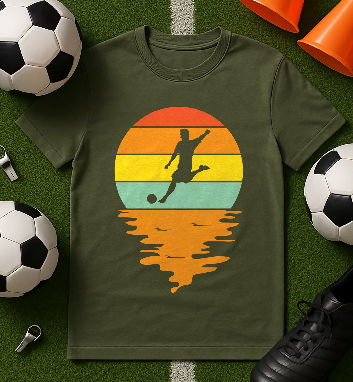 Football Melting T-Shirt