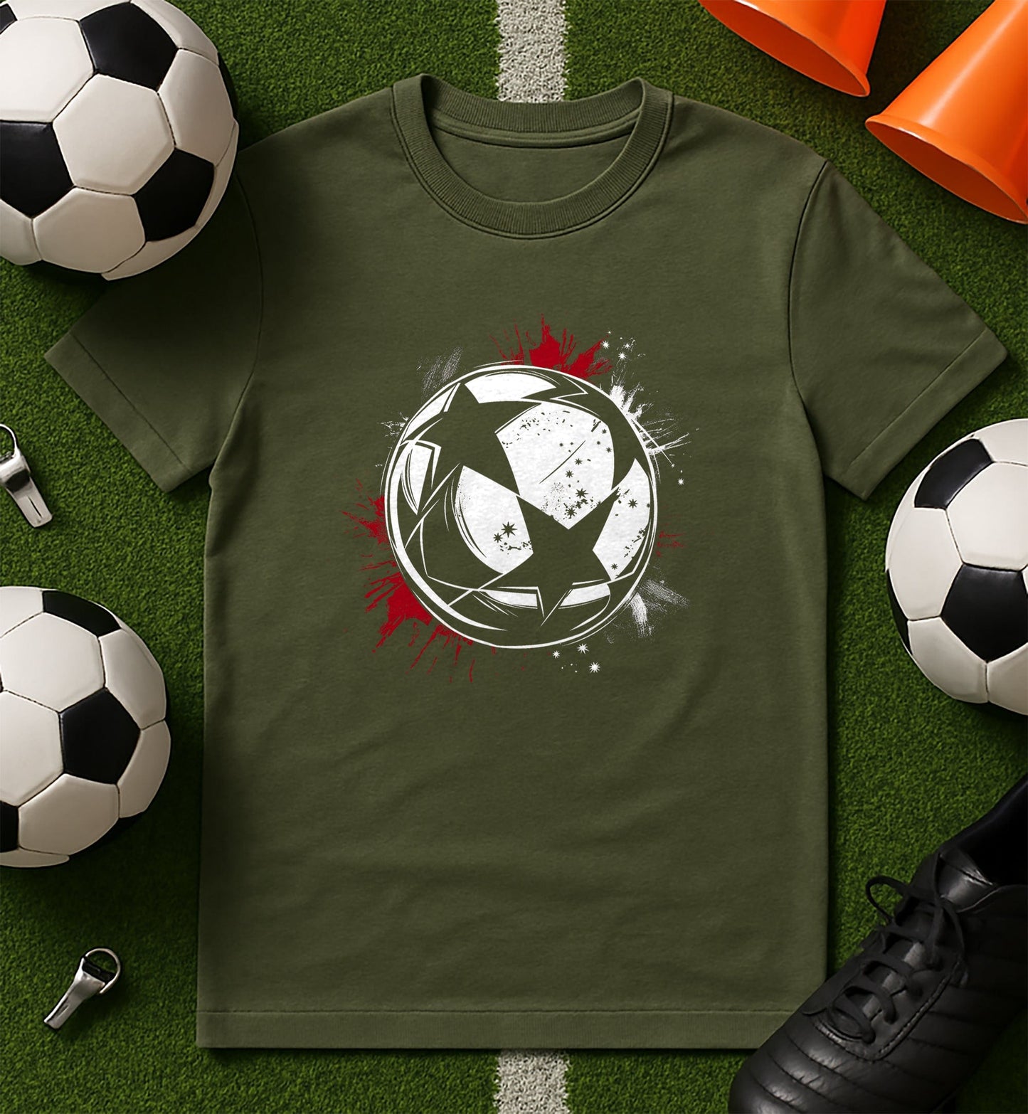 Football Red and T-Shirt