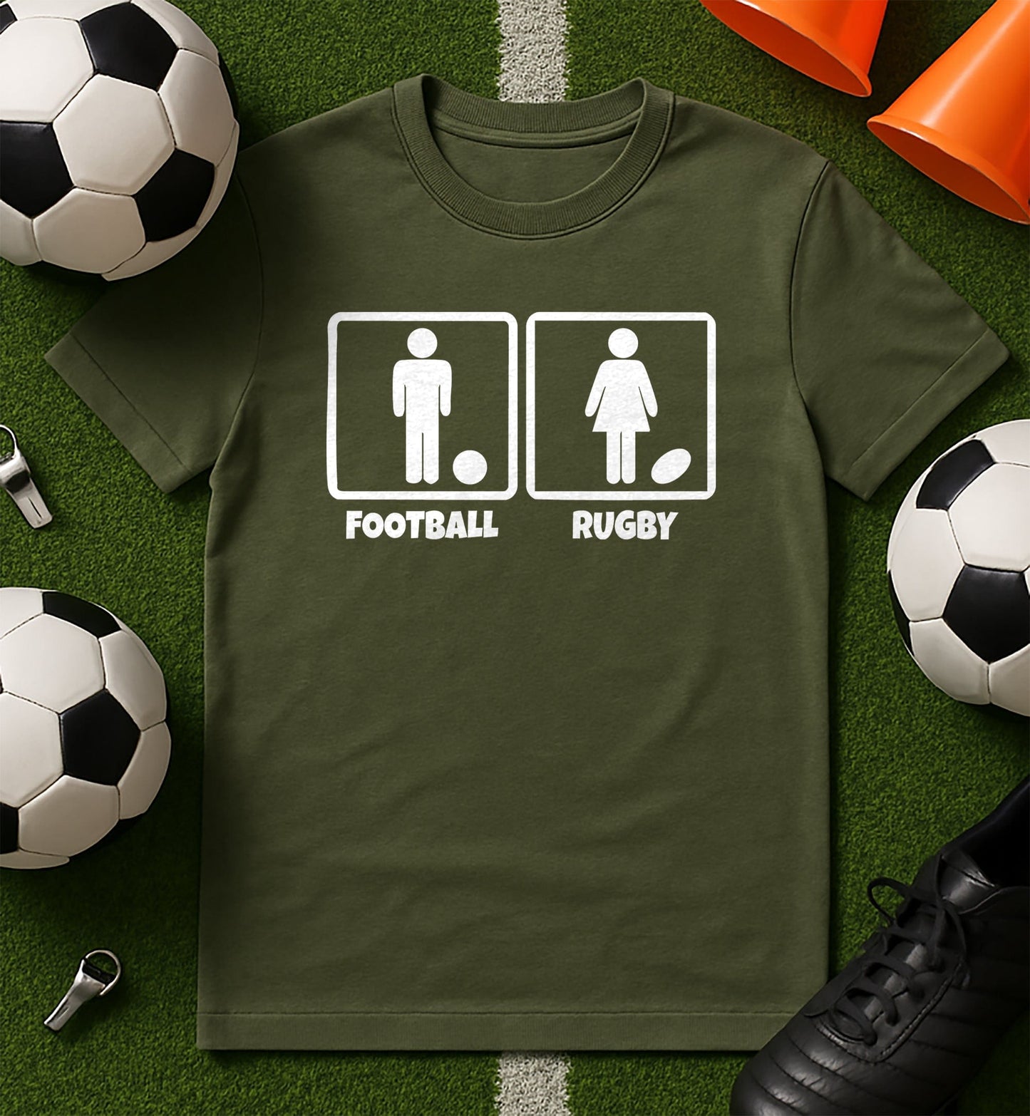 Football vs. T-Shirt
