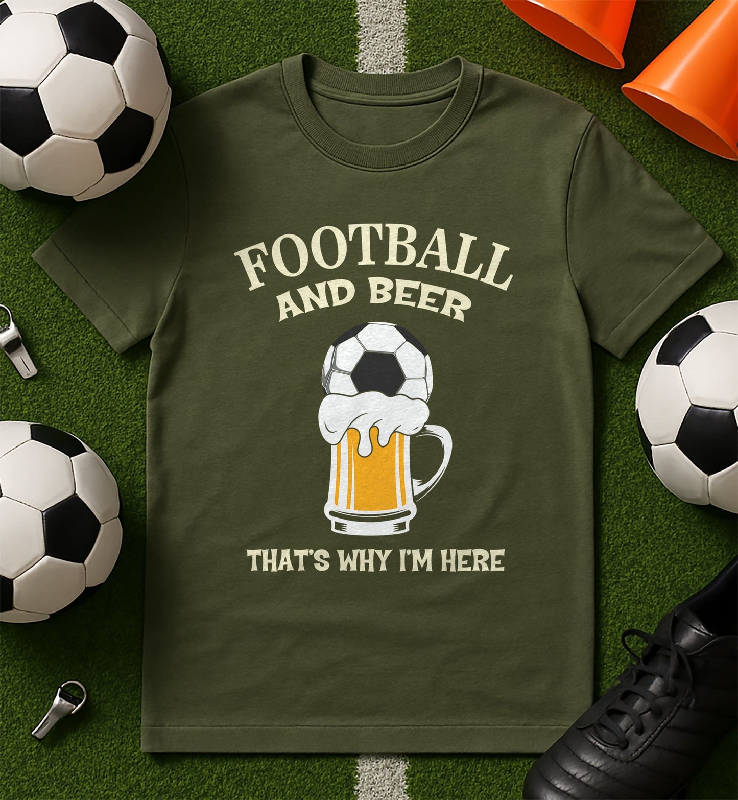 Football and Beer T-Shirt