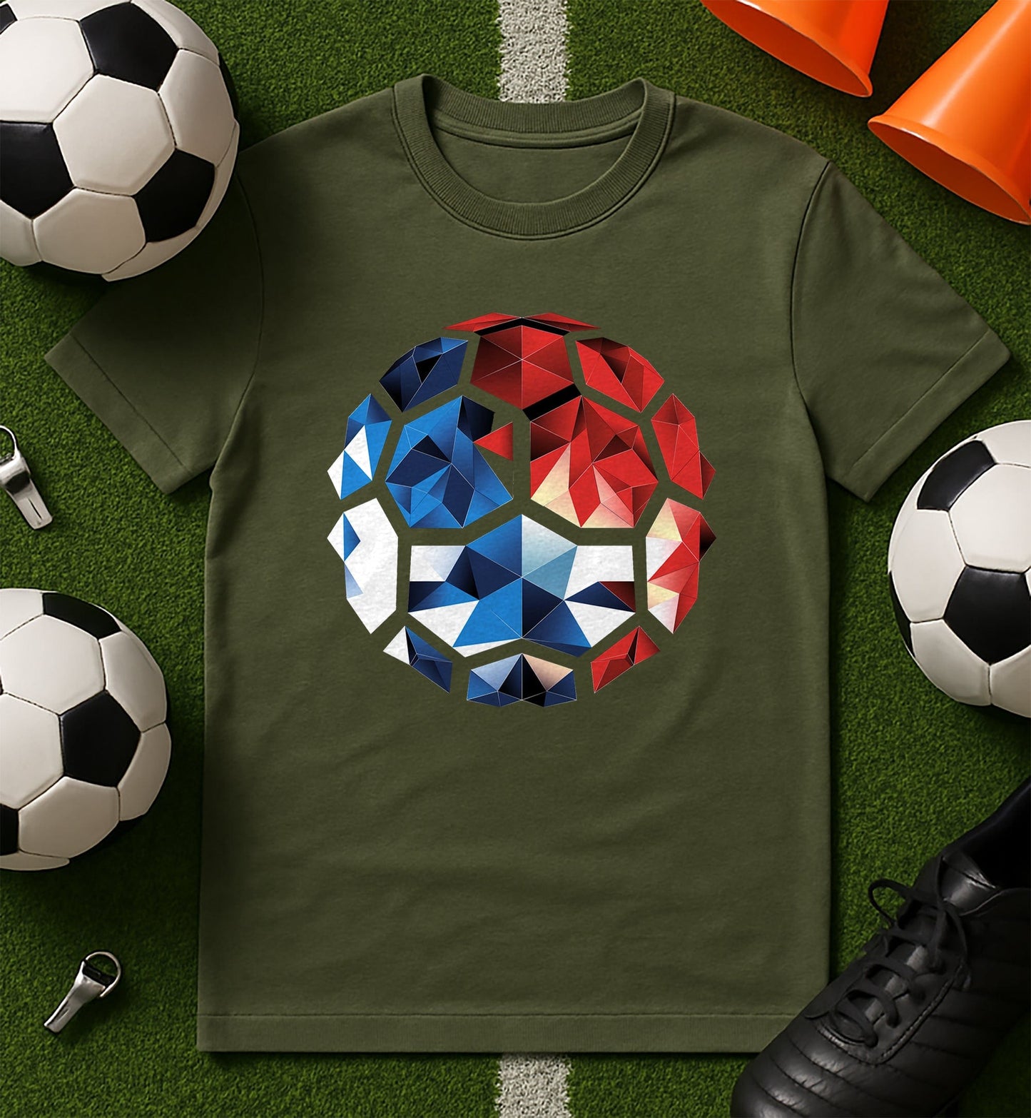 Geometric England T-Shirt