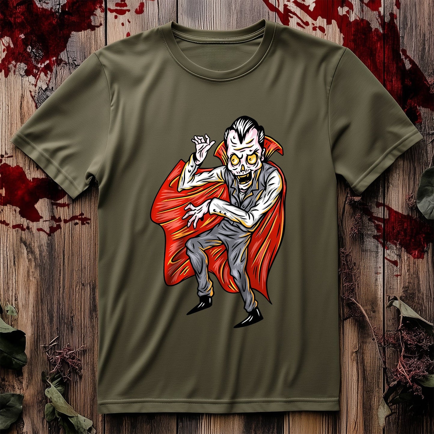 Dracula's Cape riveting T-shirt