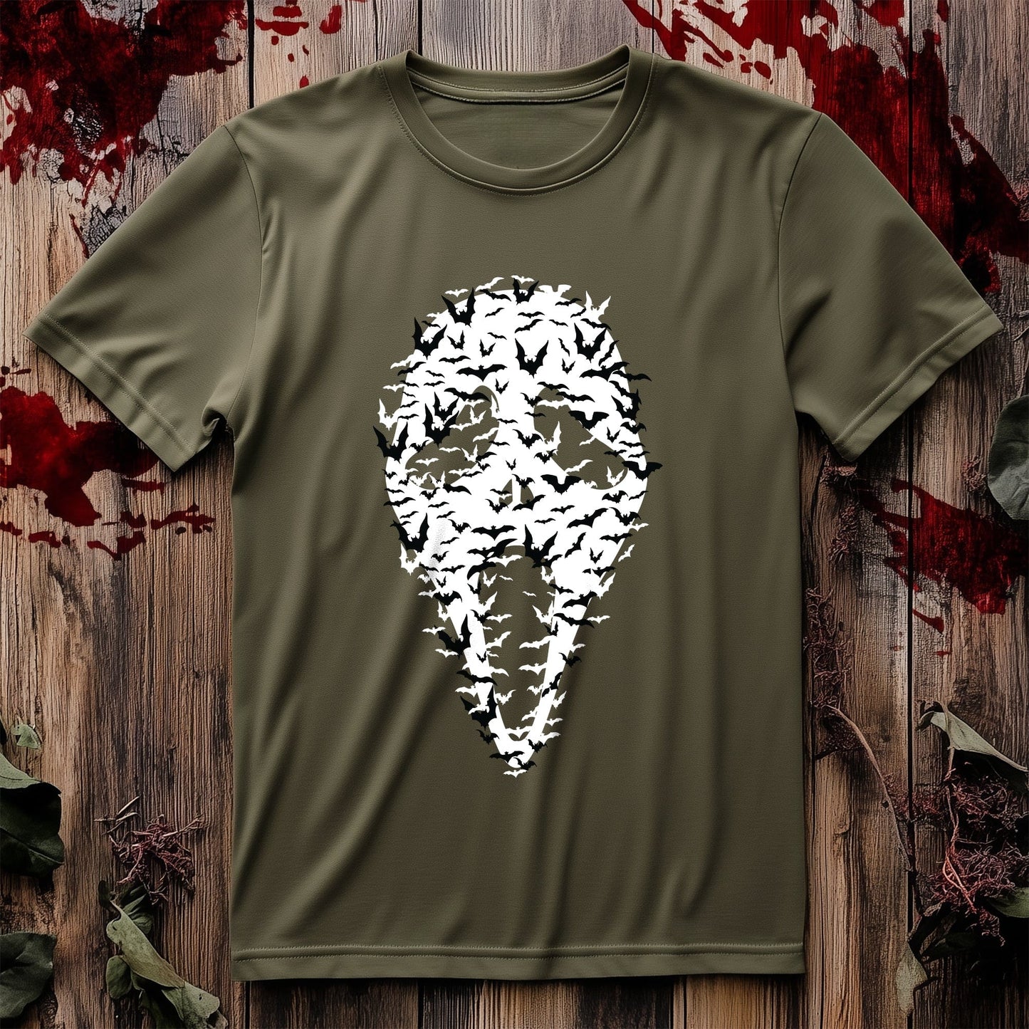 Scream Mask Bats T-shirt