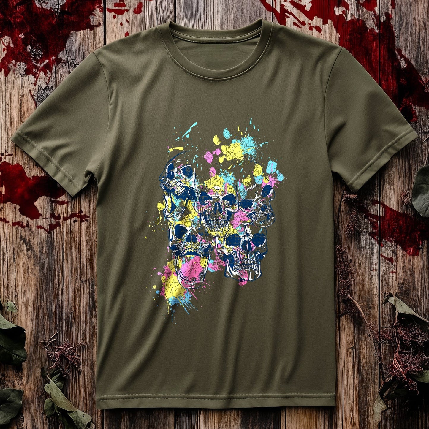 Abstract Skulls T-shirt