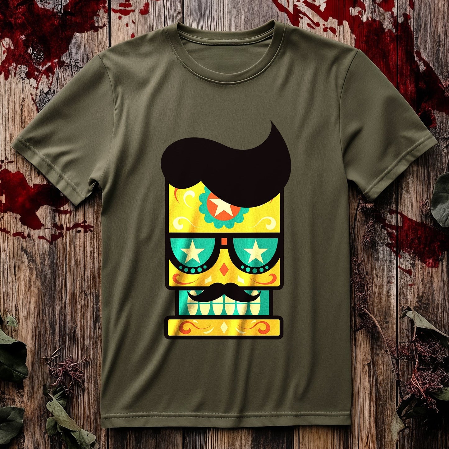 Calabera 7 Skull & Crossbones T-shirt
